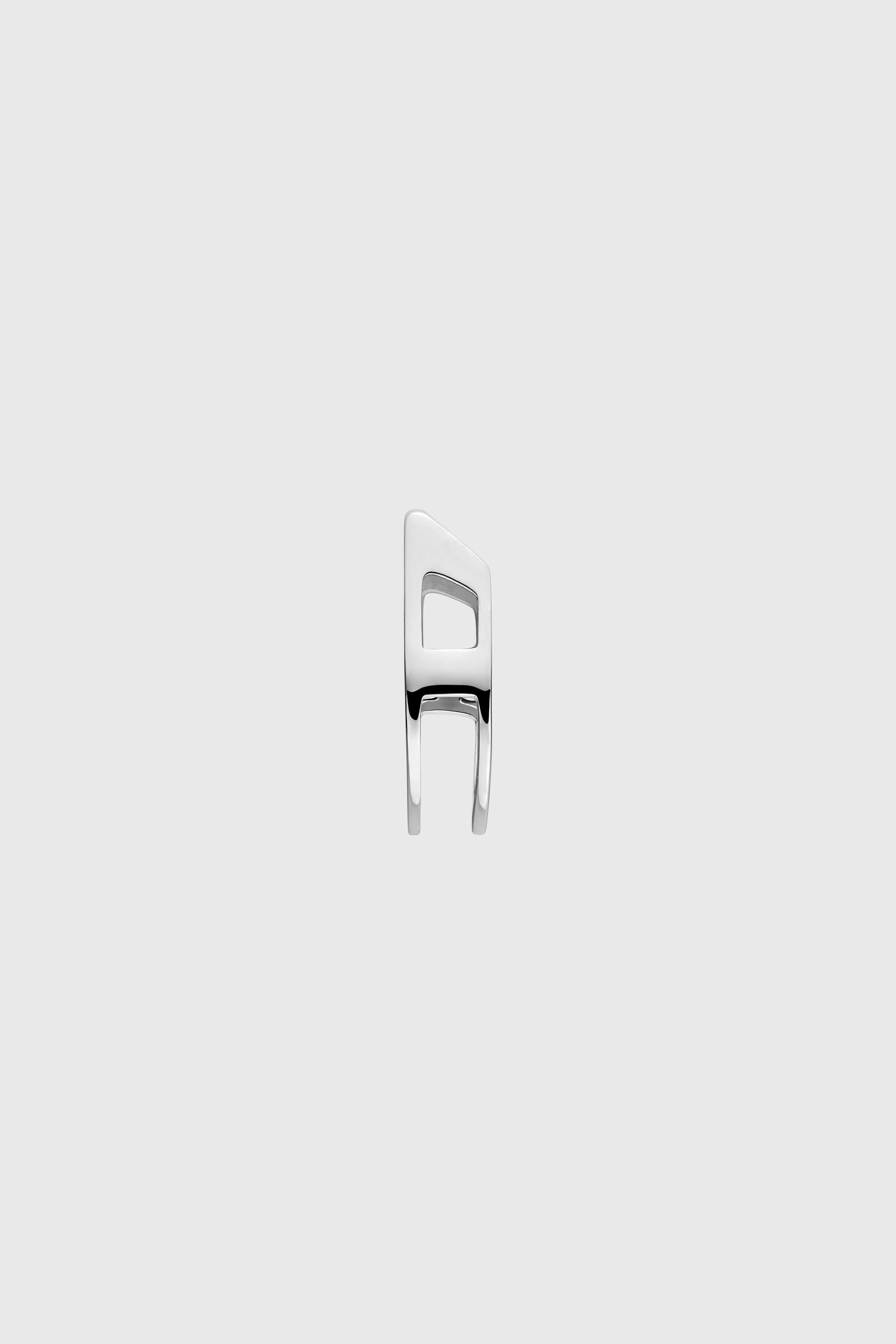 Diesel - DX167340 JEWELLERY, Unisex's Stainless Steel Hoop Earring in Silver - 2