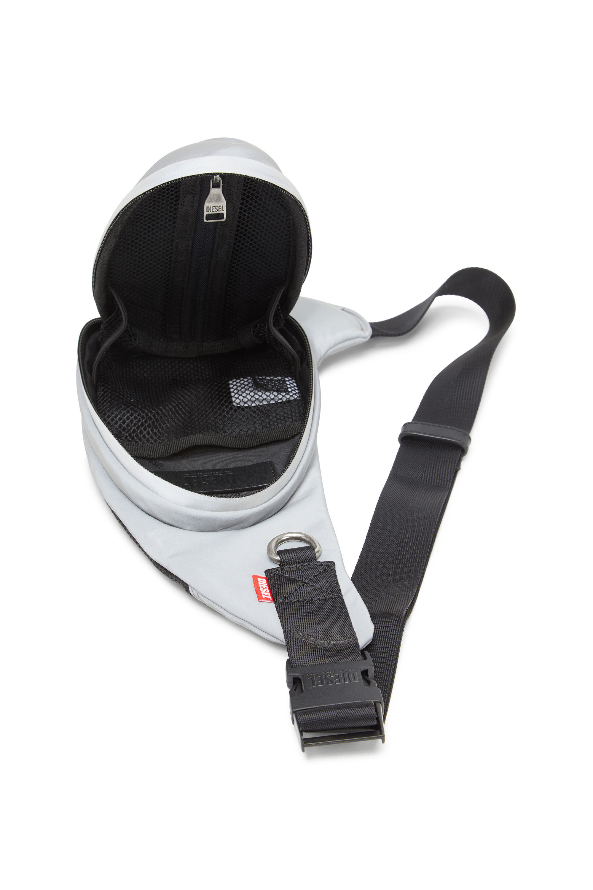 Men s 1DR Pod Crossbody Hard shell sling bag in reflective