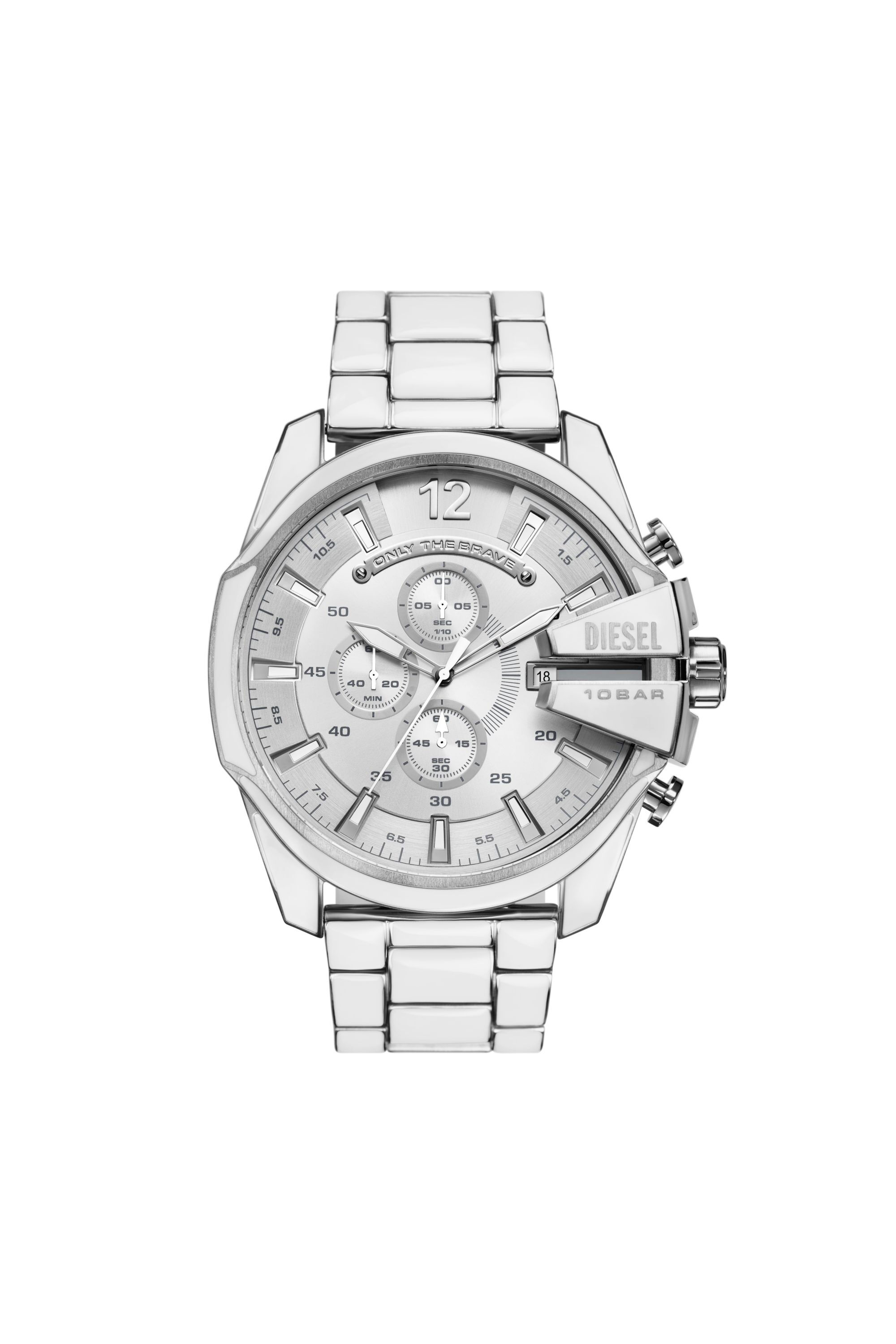 Stainless steel diesel watch best sale