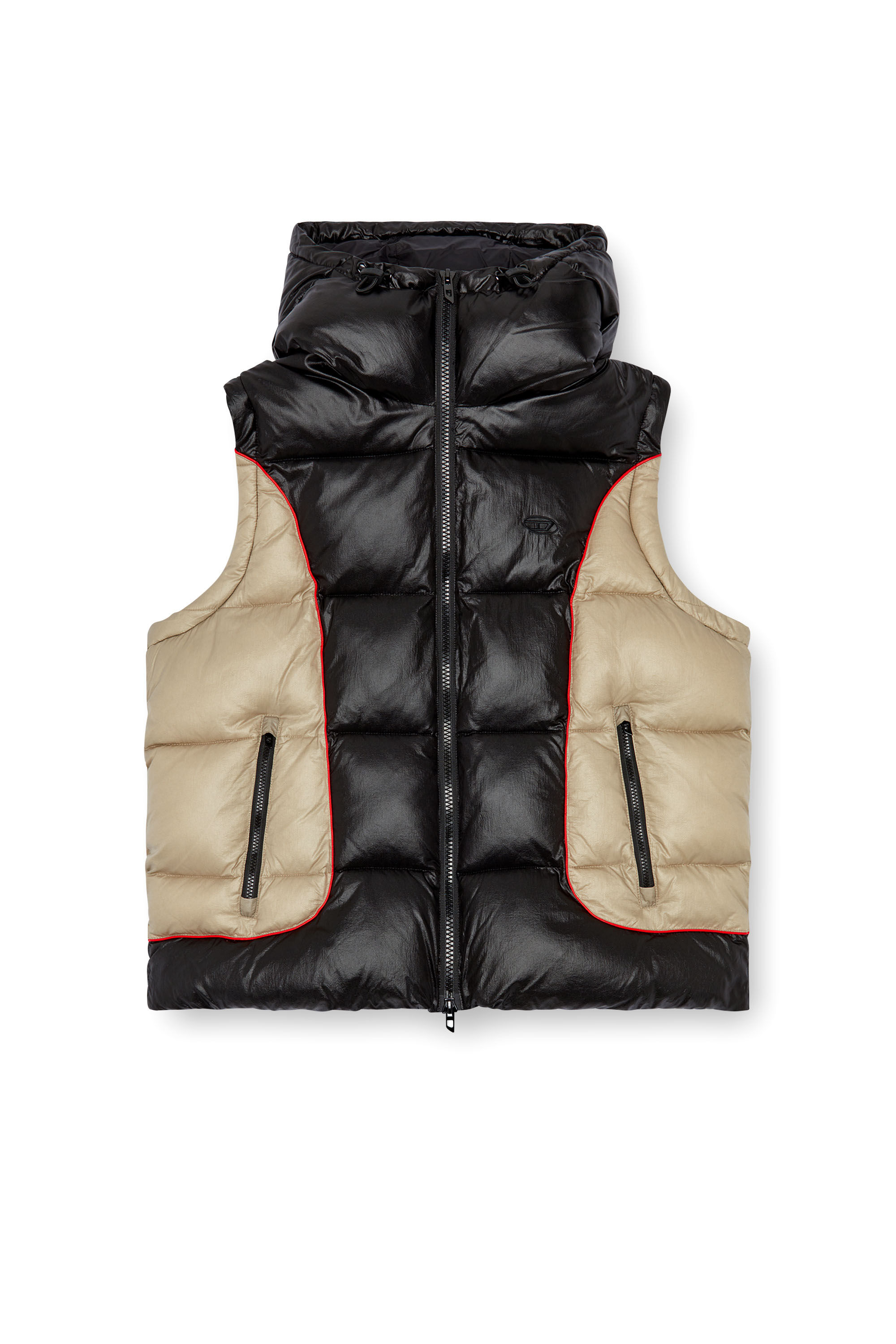 Black jacket vest mens store