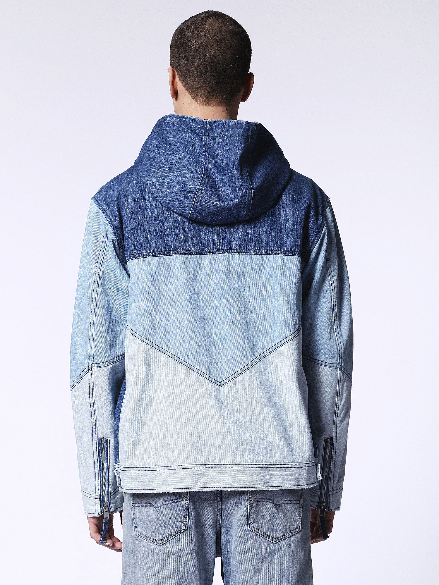 00SX250PAPG Jackets Man D-OLAF by Diesel Blue jeans 00SX250PAPG Jackets Man D-OLAF by Diesel Blue jeans