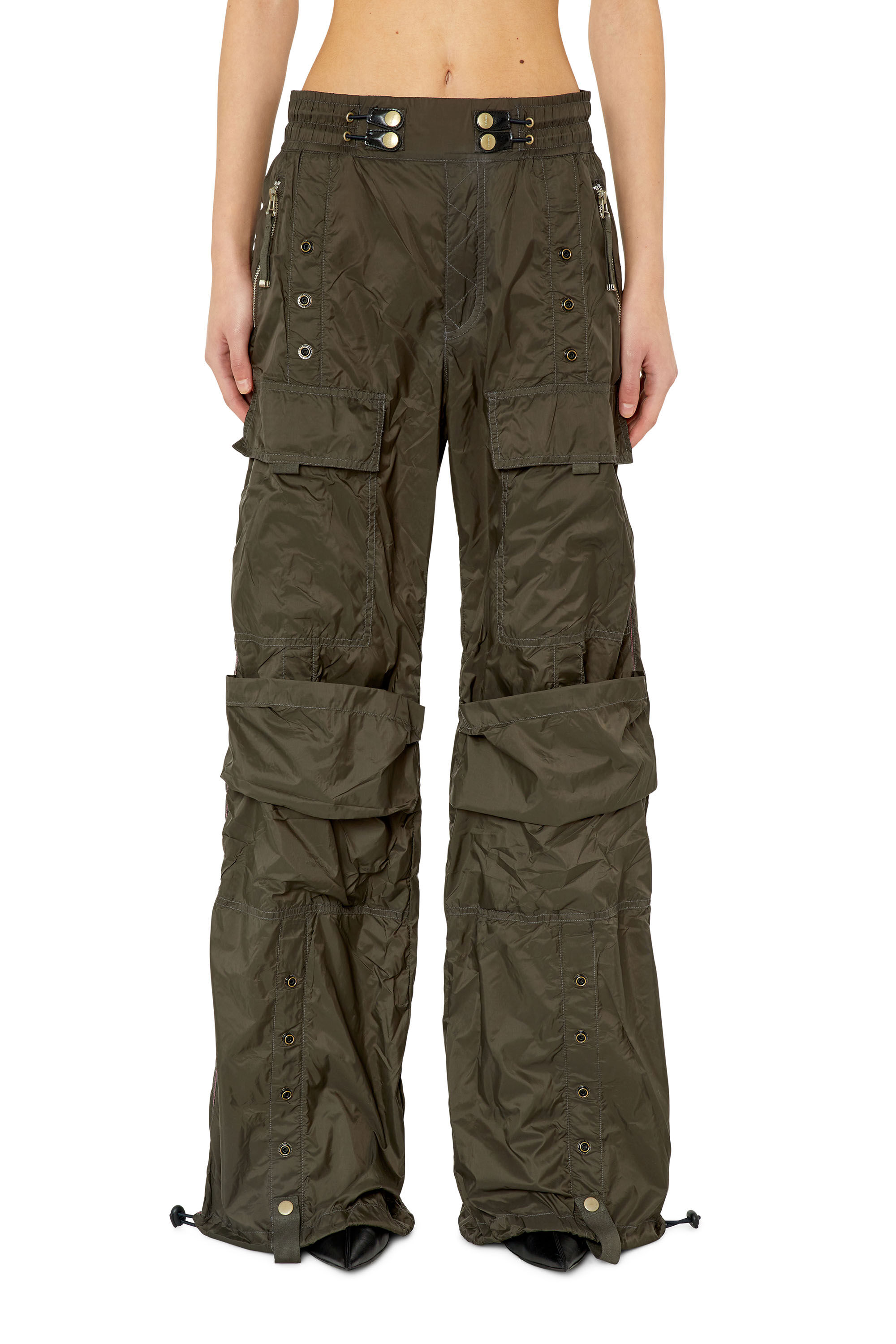 P LUCREZIA Woman Combat pants in light nylon Diesel