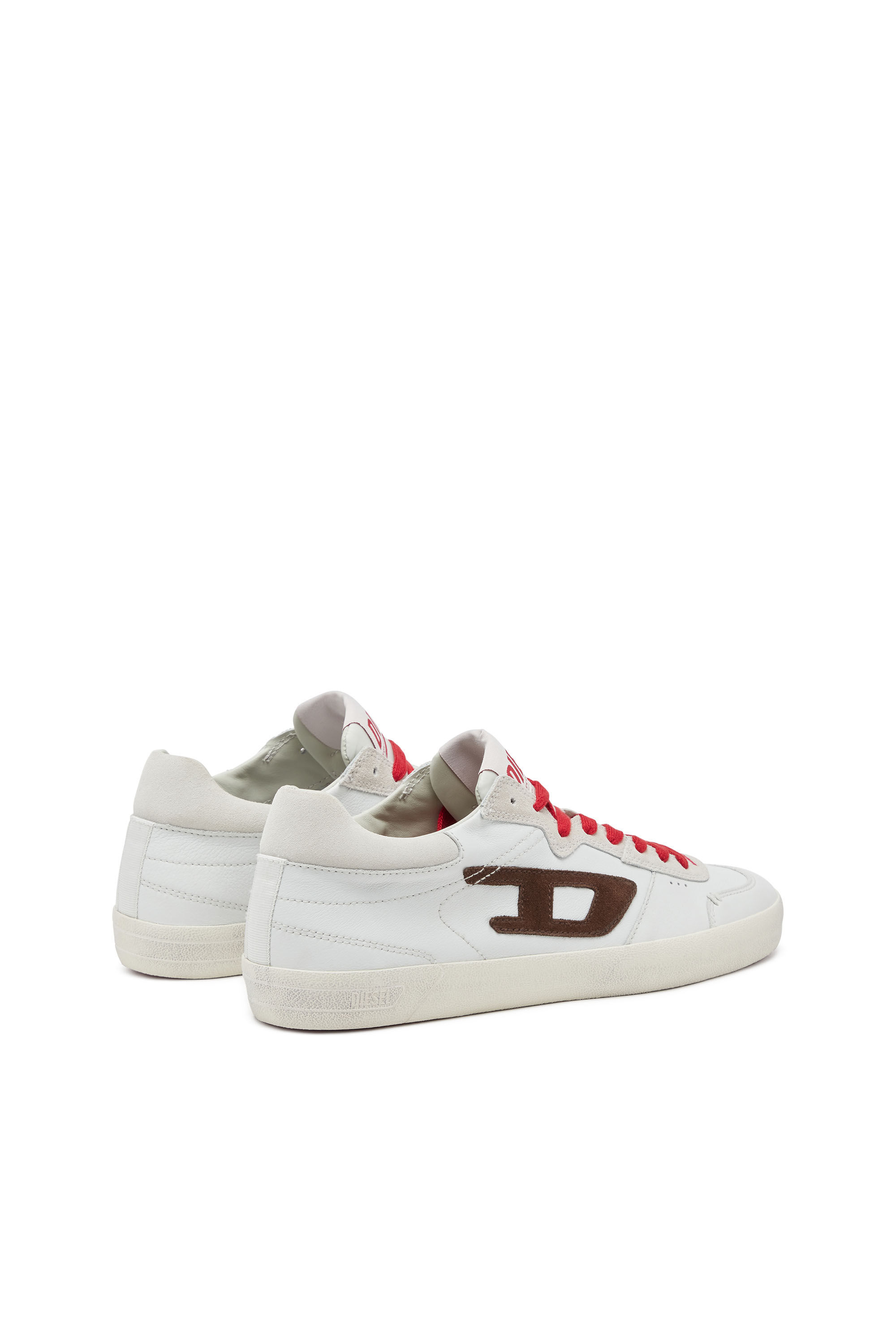 Diesel white leather sneakers top