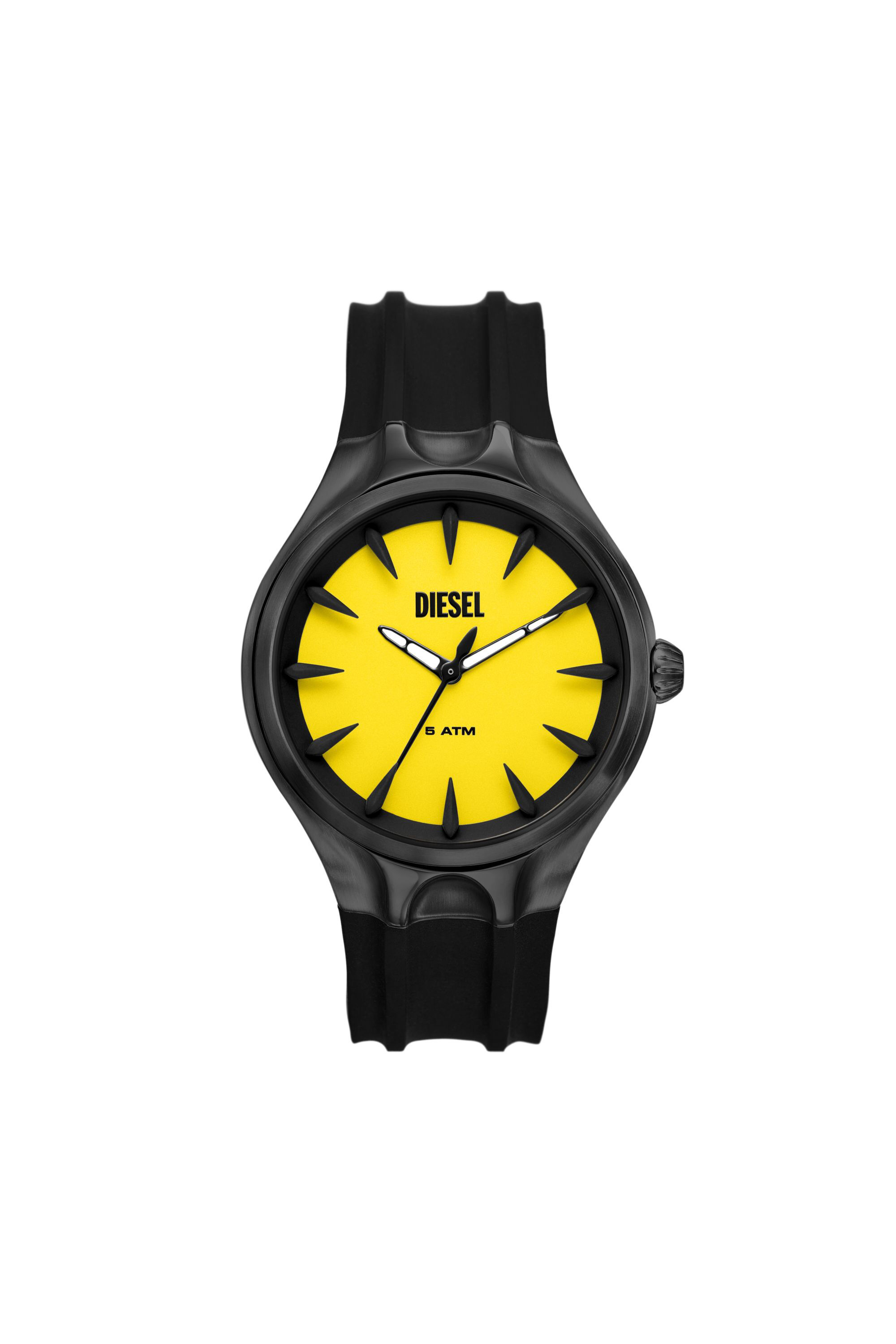 Diesel black silicone watch deals