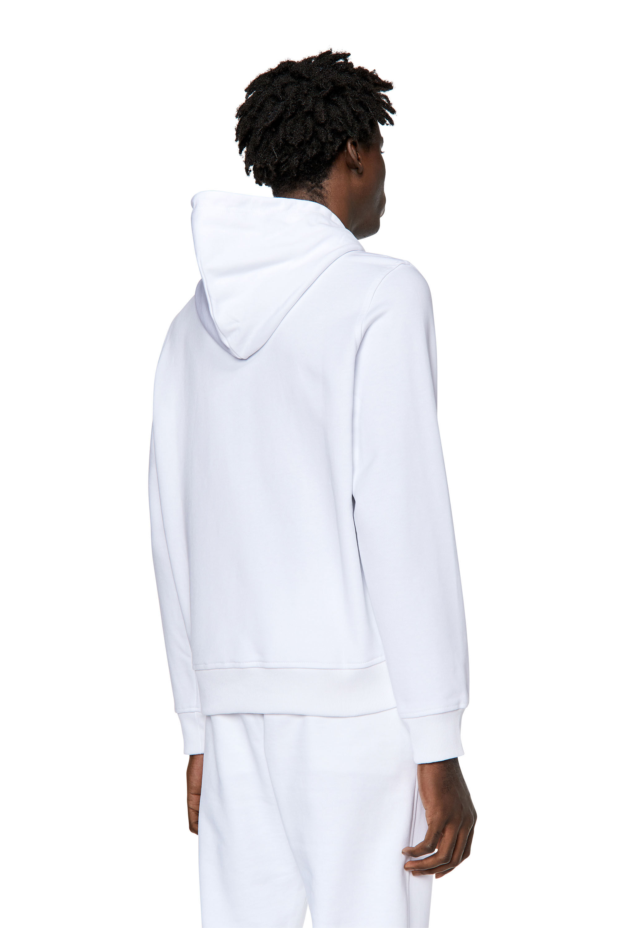 S-GINN-HOOD-DIV Man: Hoodie with logo appliqué | Diesel