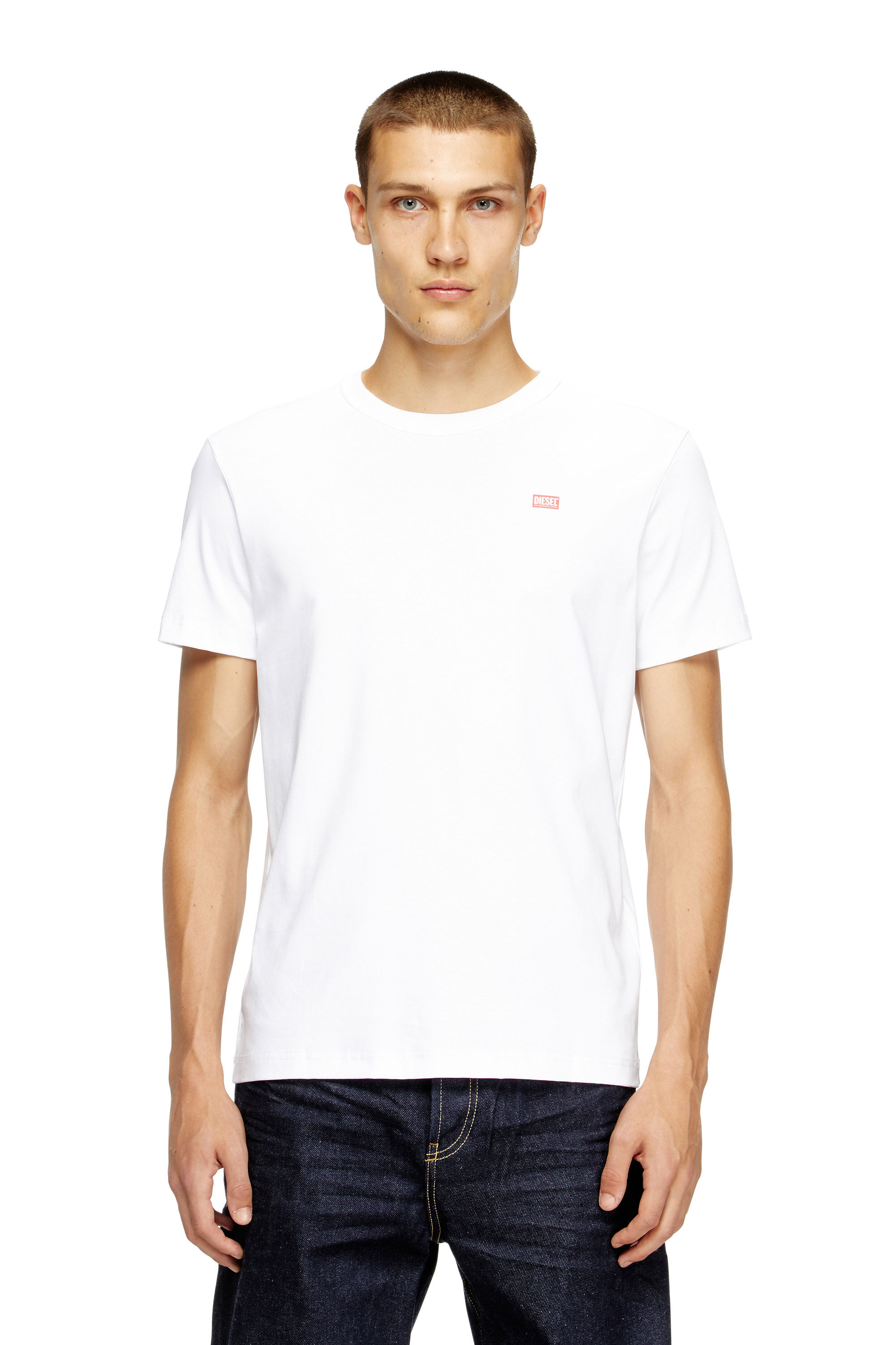 Men's T-shirt in mercerised cotton | White | Diesel