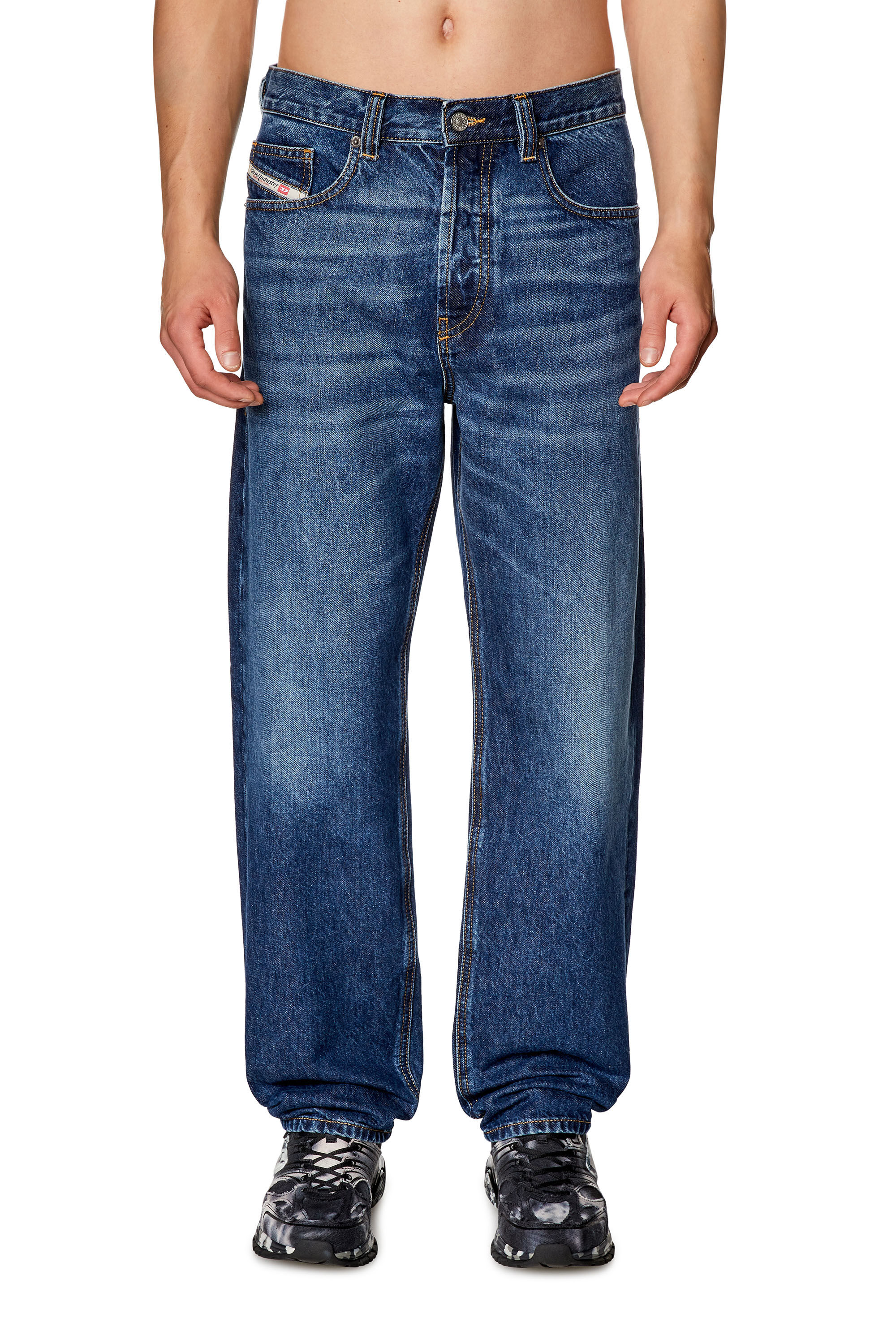 Men's Straight Jeans | Dark blue | Diesel 2010 D-Macs