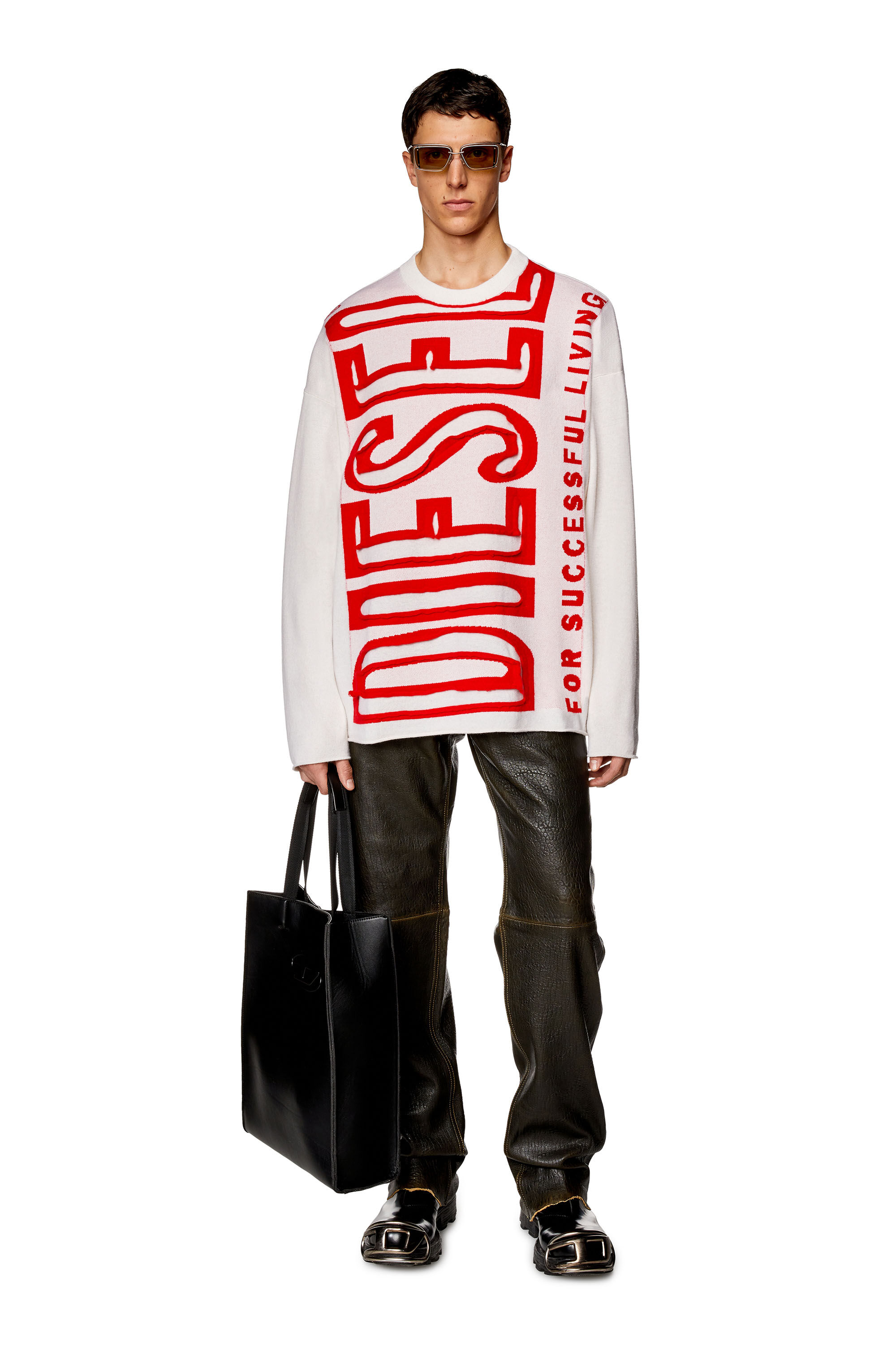 Diesel peel logo sweater store