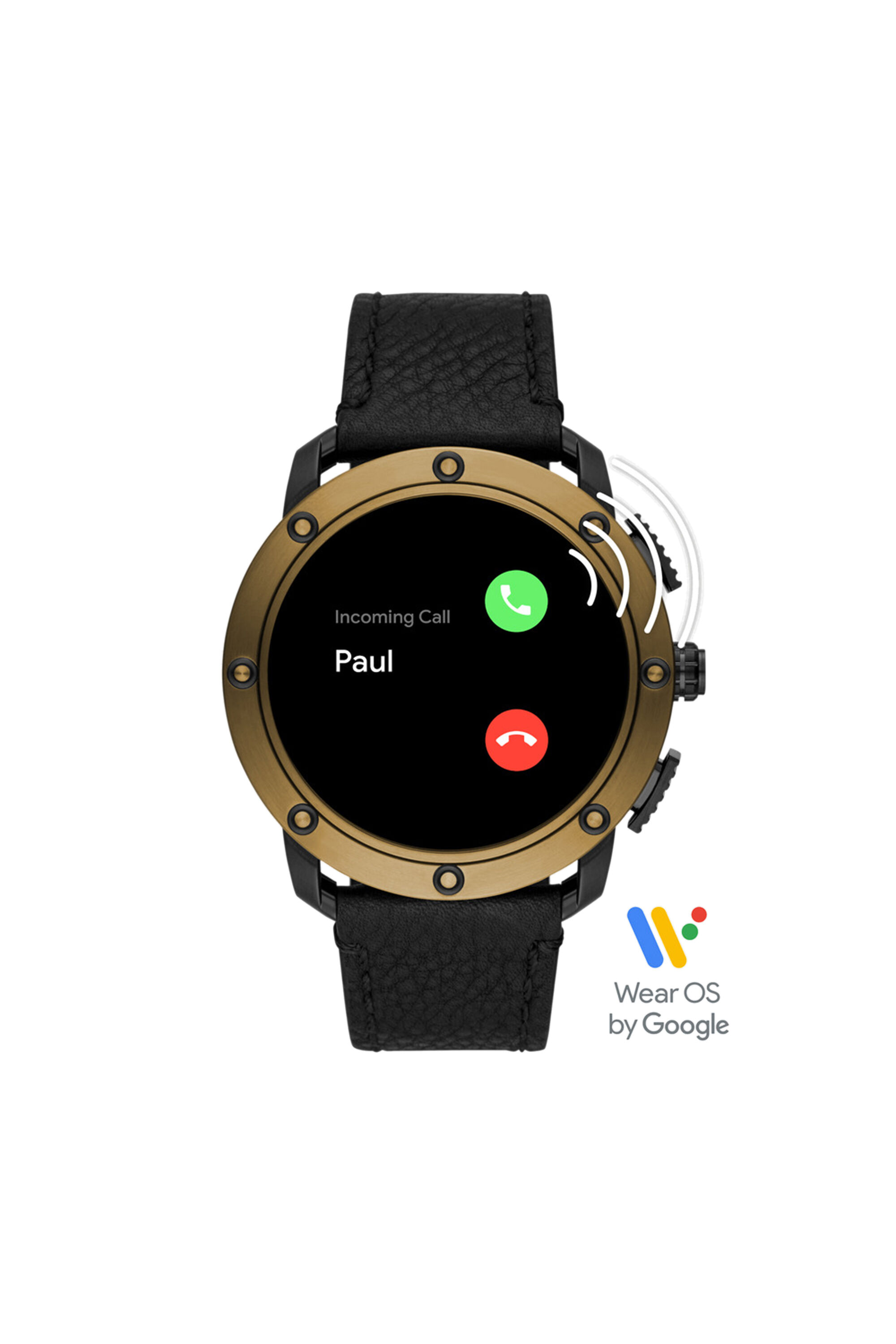Axial smartwatch outlet