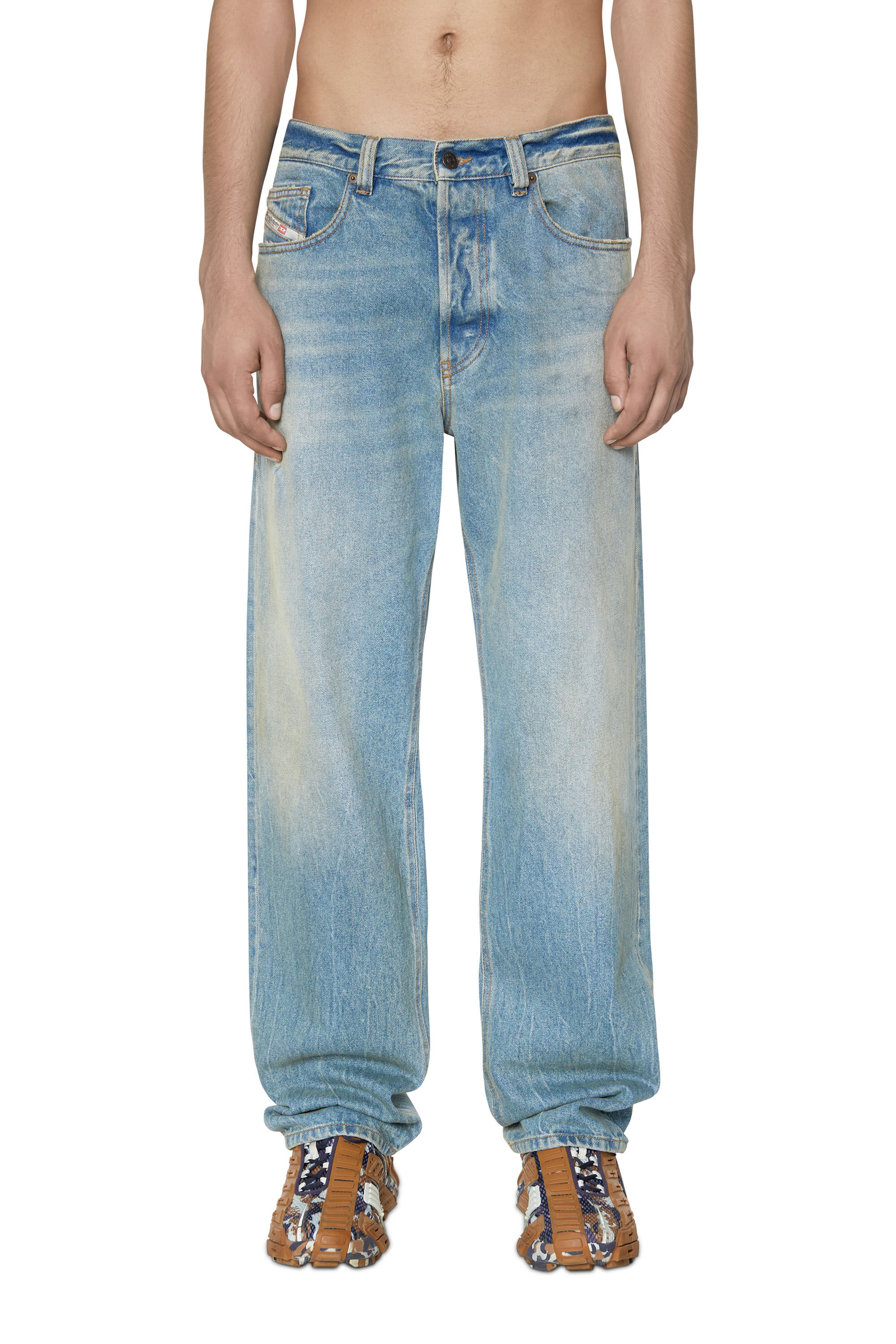 Diesel - 2010 D-Macs 09D79 Straight Jeans, Light Blue - Image 3