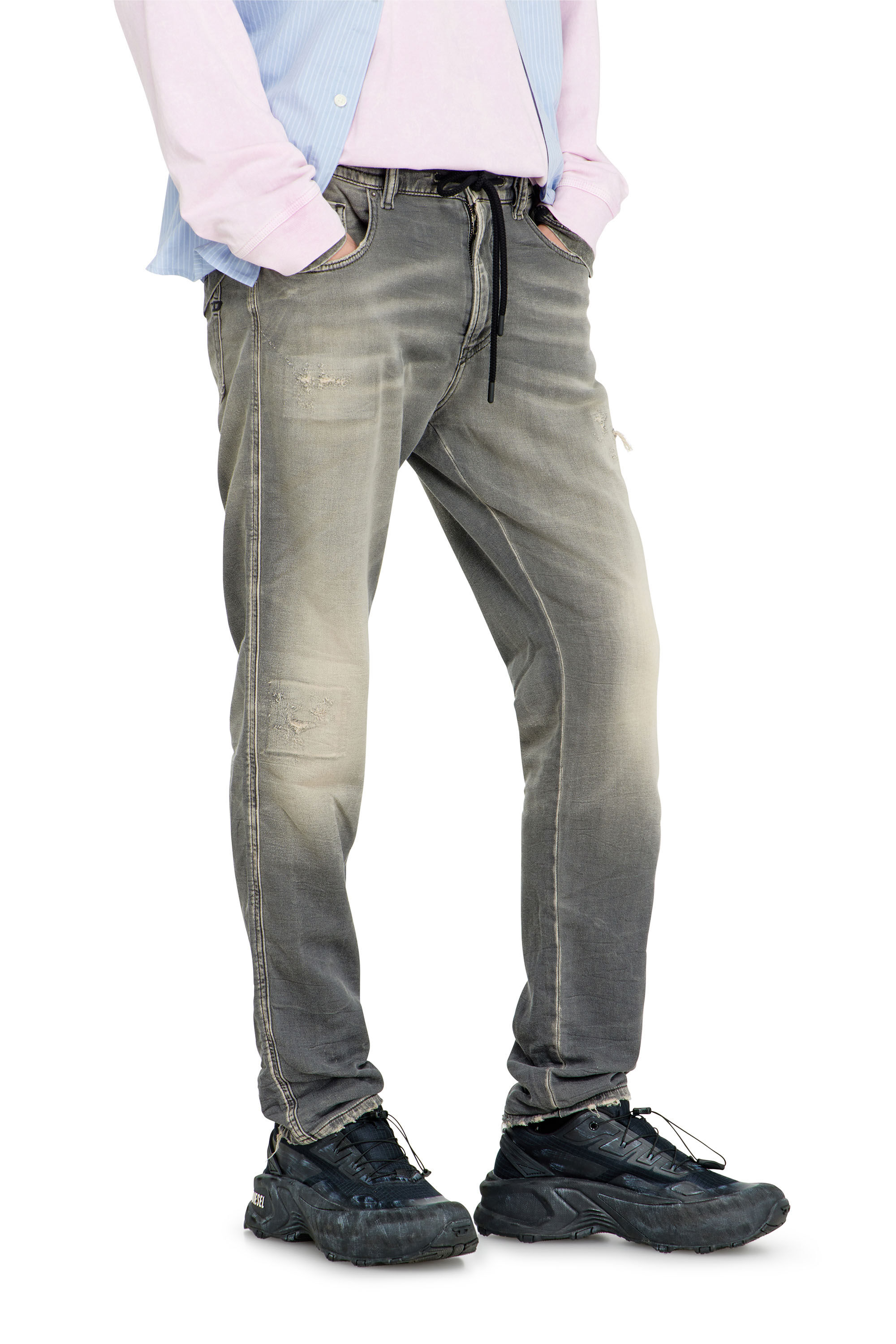 Men's Slim Jeans | Light Grey | Diesel 2062 D-Strukt Joggjeans®