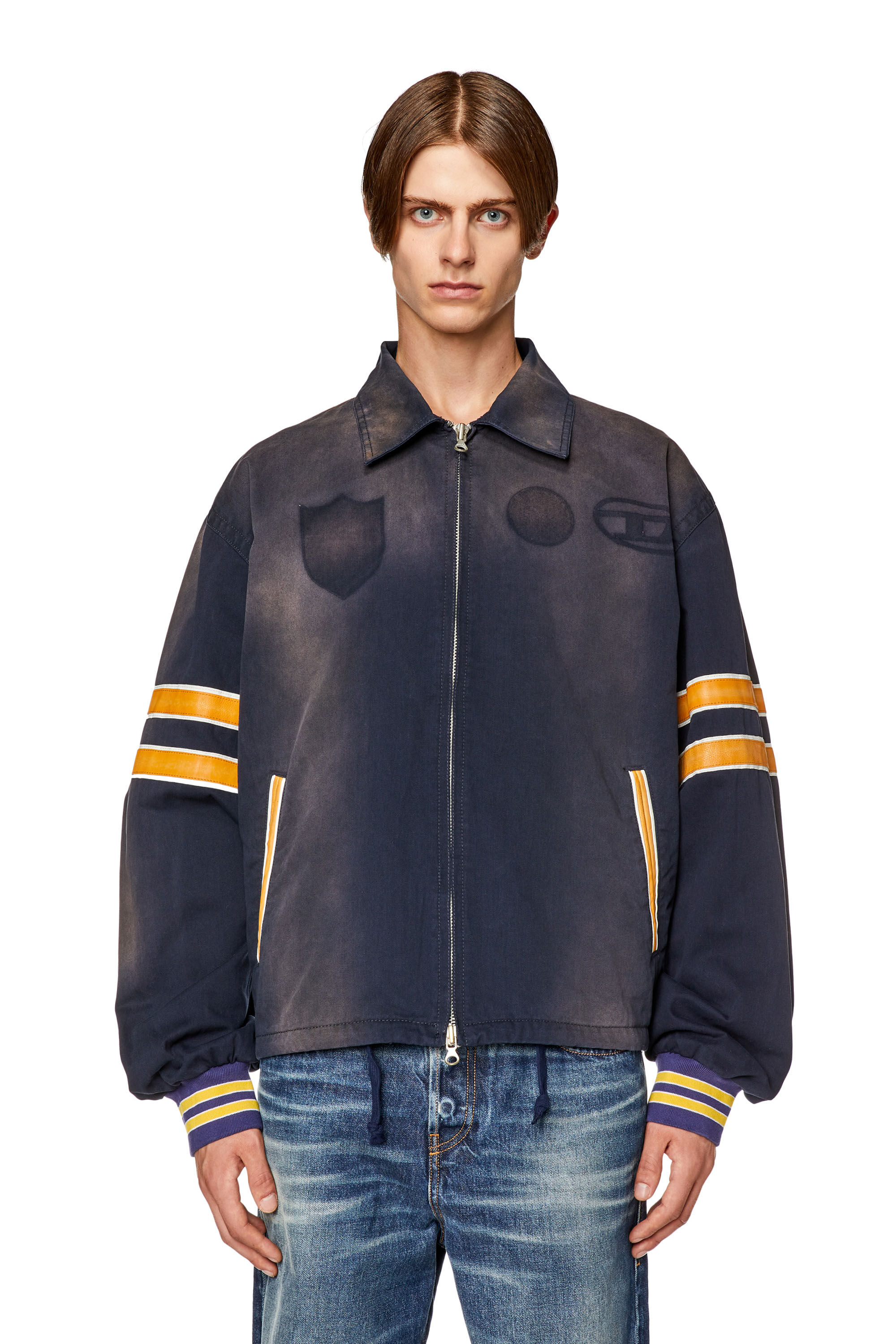 Mens cotton national style vintage hooded shop long sleeve pure color casual jacket