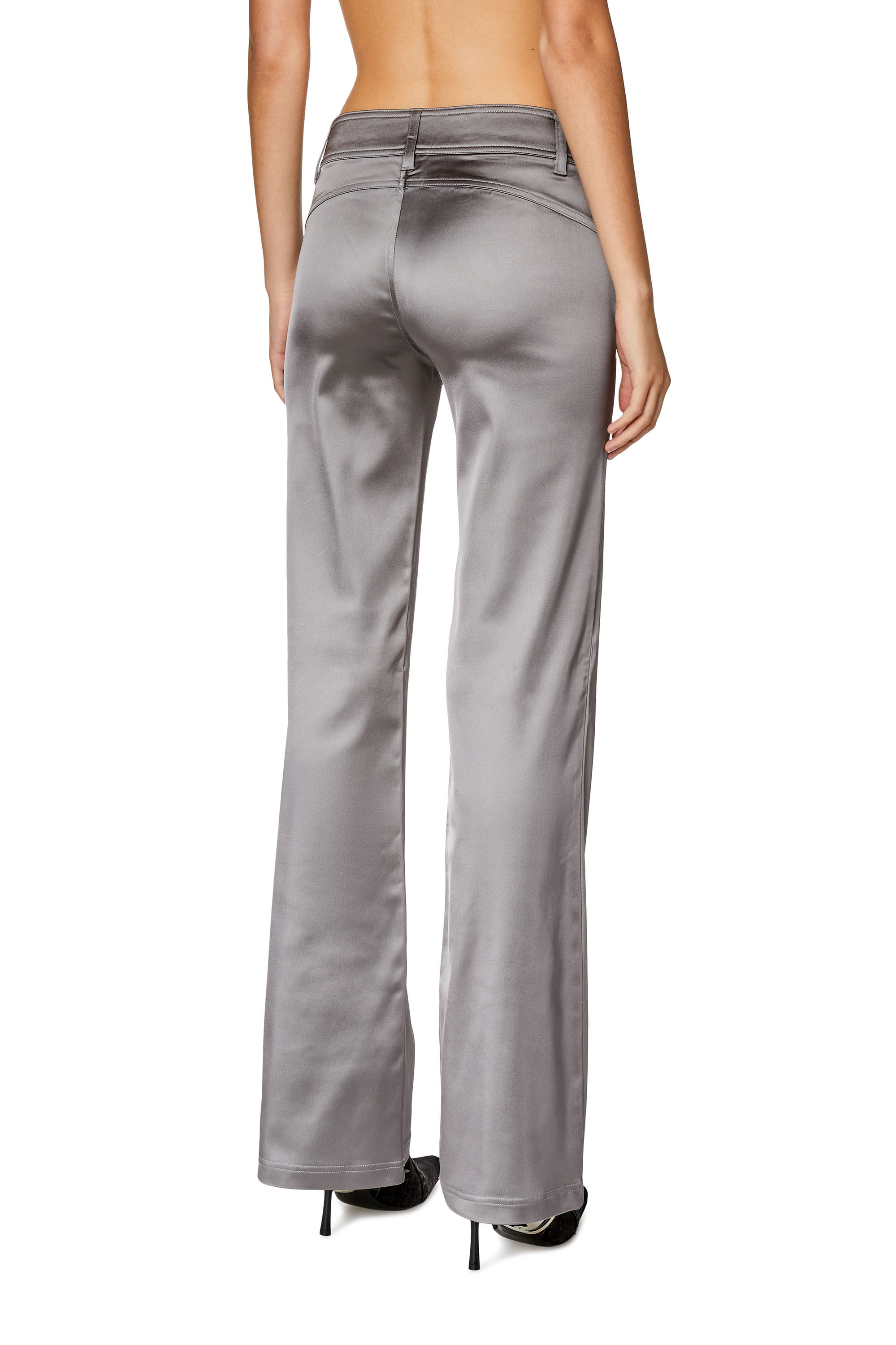 Satin bell bottom sales pants