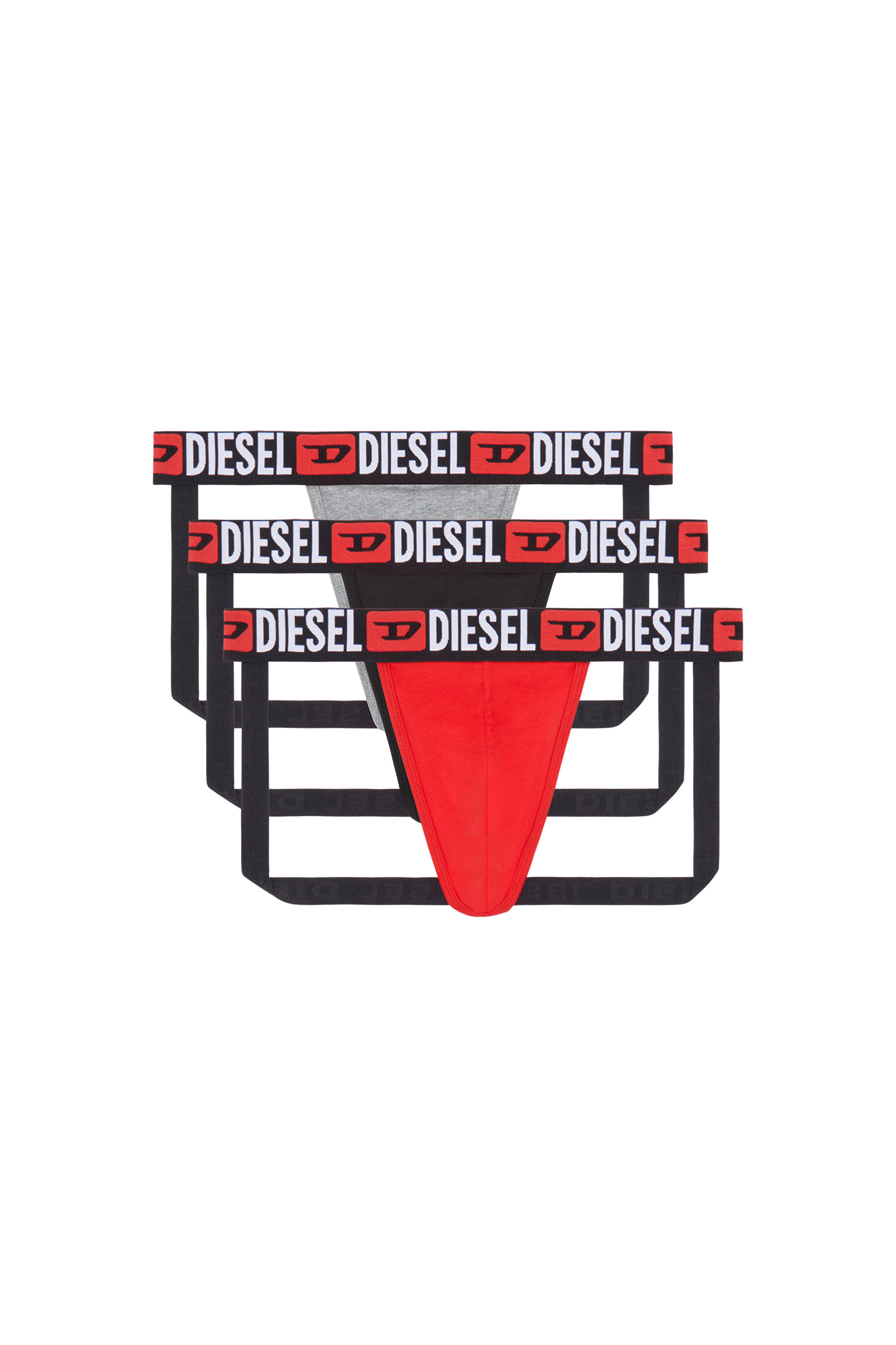 UMBR-JOCKYTHREEPACK Man: Pack of jockstraps with logo waists | Diesel