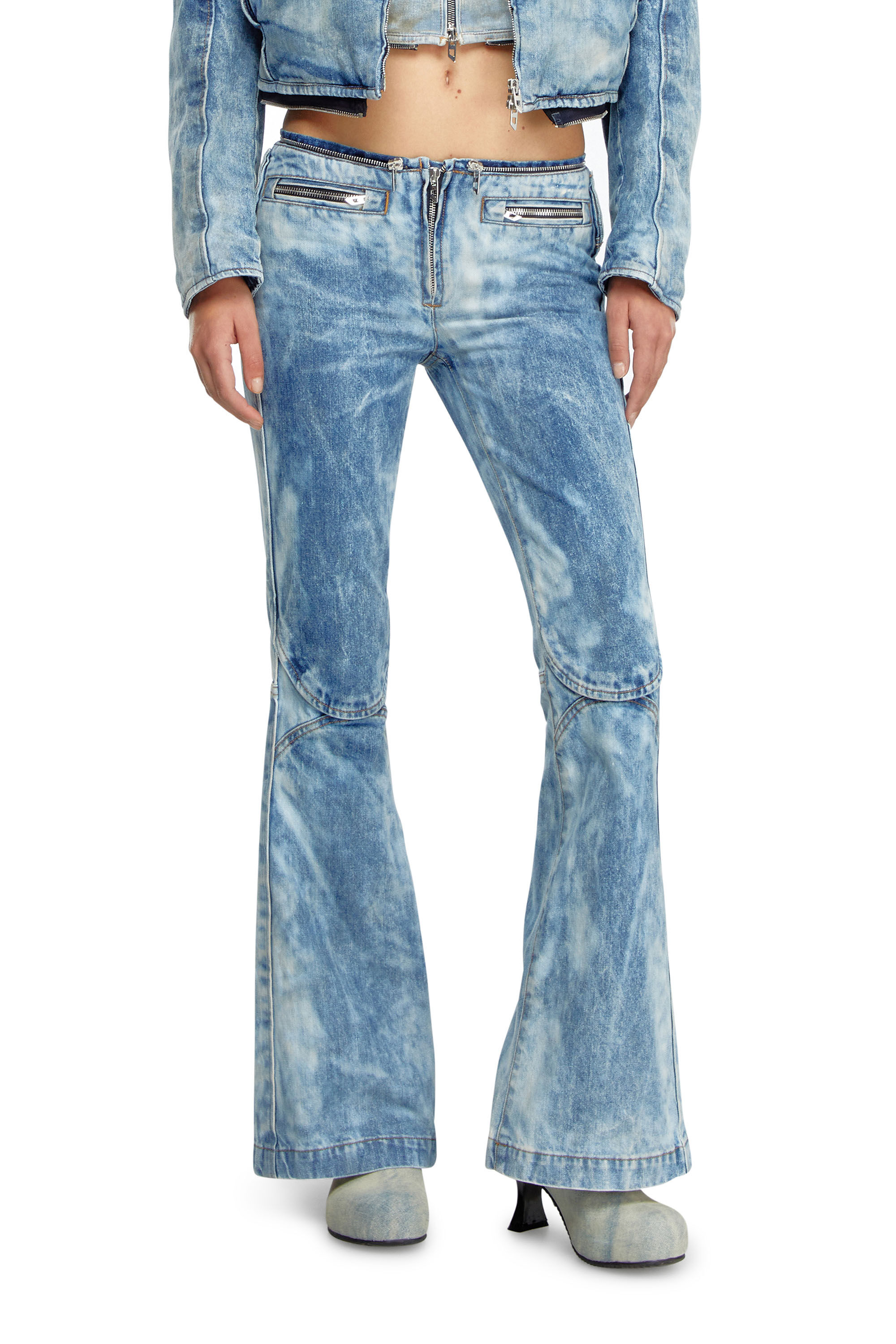 Diesel - Woman's Bootcut Jeans D-Gen 0PGAM, Light Blue - 3
