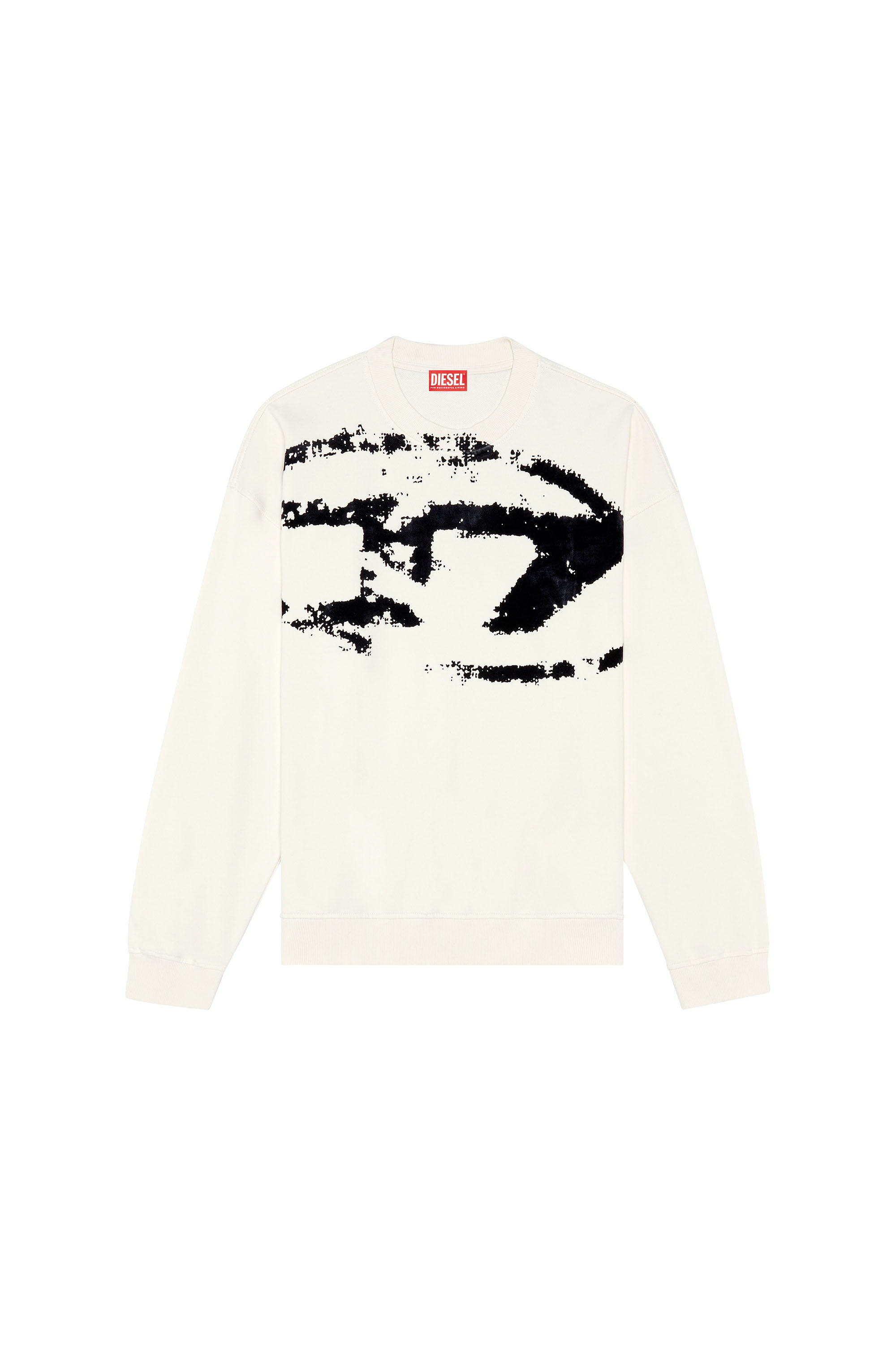 Distressed white sweatshirt cheap