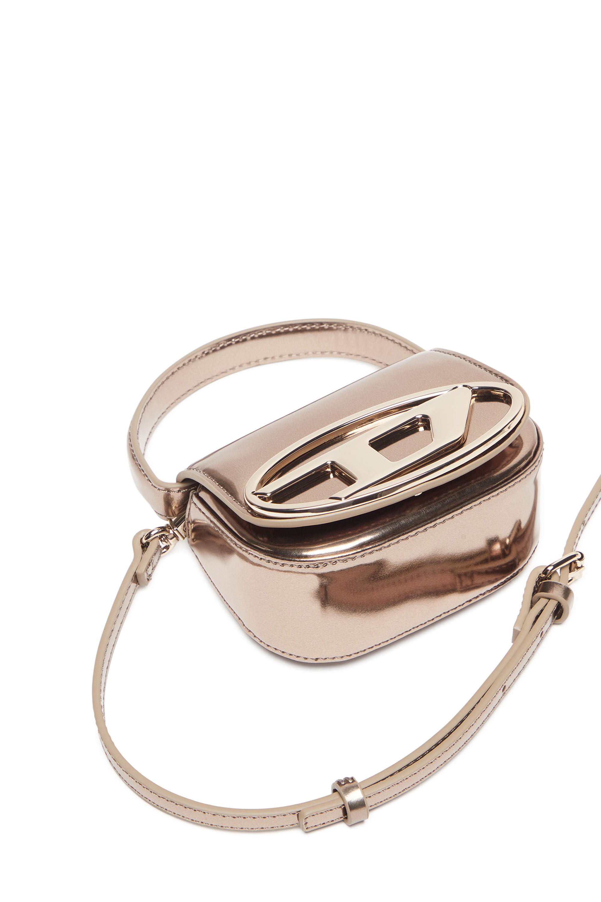 1DR XS S Woman Mini bag in mirrored leather Diesel