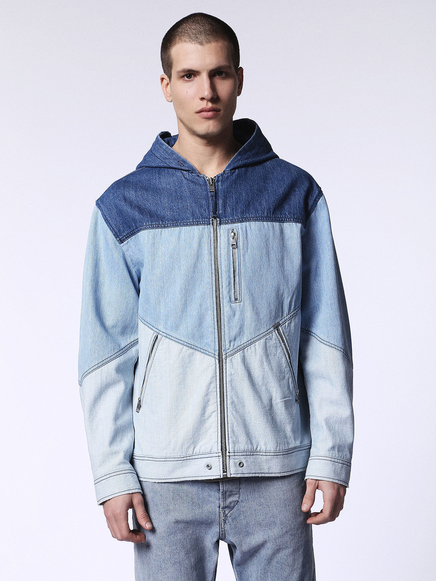 00SX250PAPG Jackets Man D-OLAF by Diesel Blue jeans 00SX250PAPG Jackets Man D-OLAF by Diesel Blue jeans