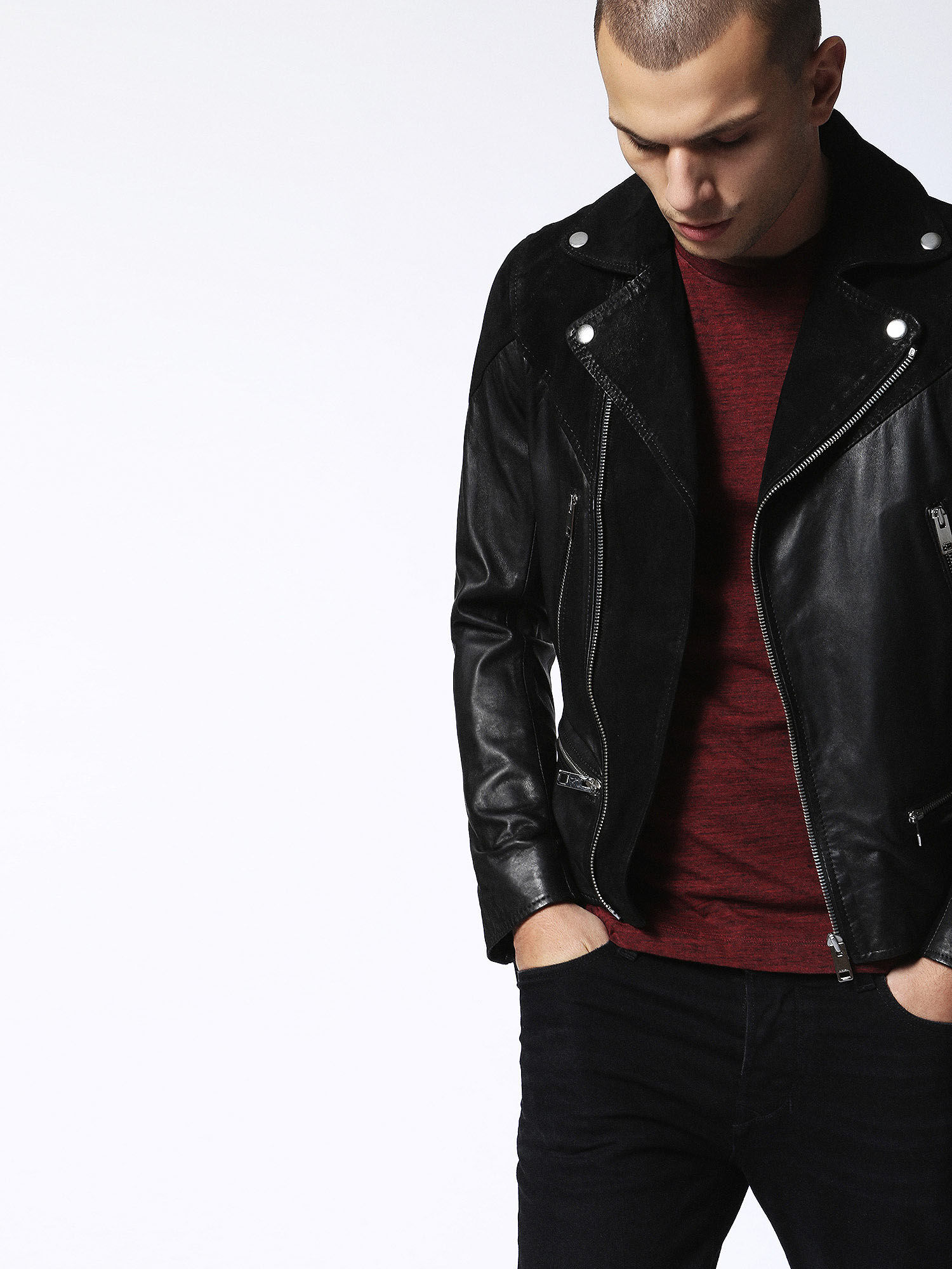 00SN1L0GAOB T-Shirts Man T-SIRIO by Diesel Burgundy 00SN1L0GAOB T-Shirts Man T-SIRIO by Diesel Burgundy