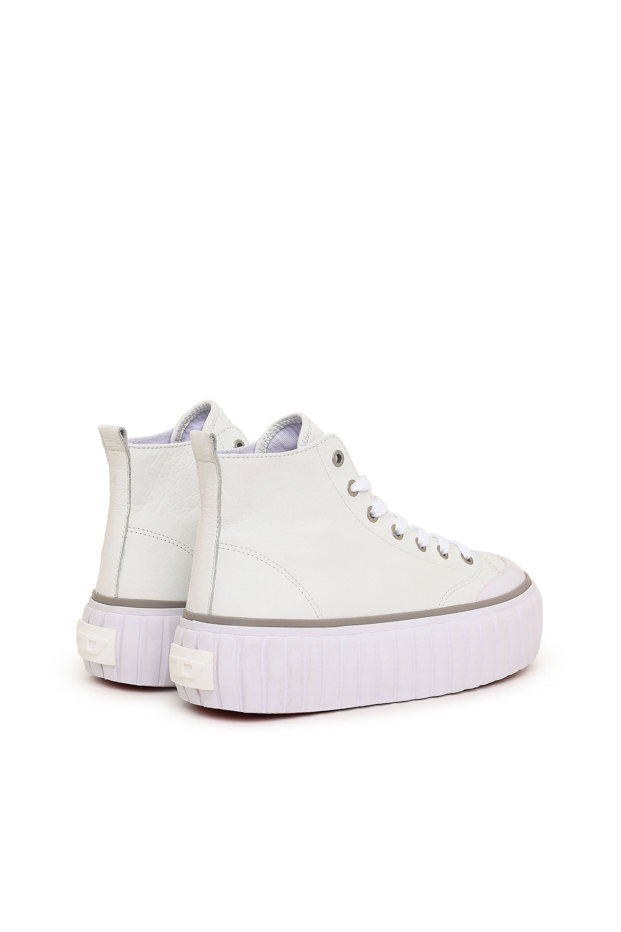 S HANAMI MID X Unisex High top platform sneakers in leather Diesel