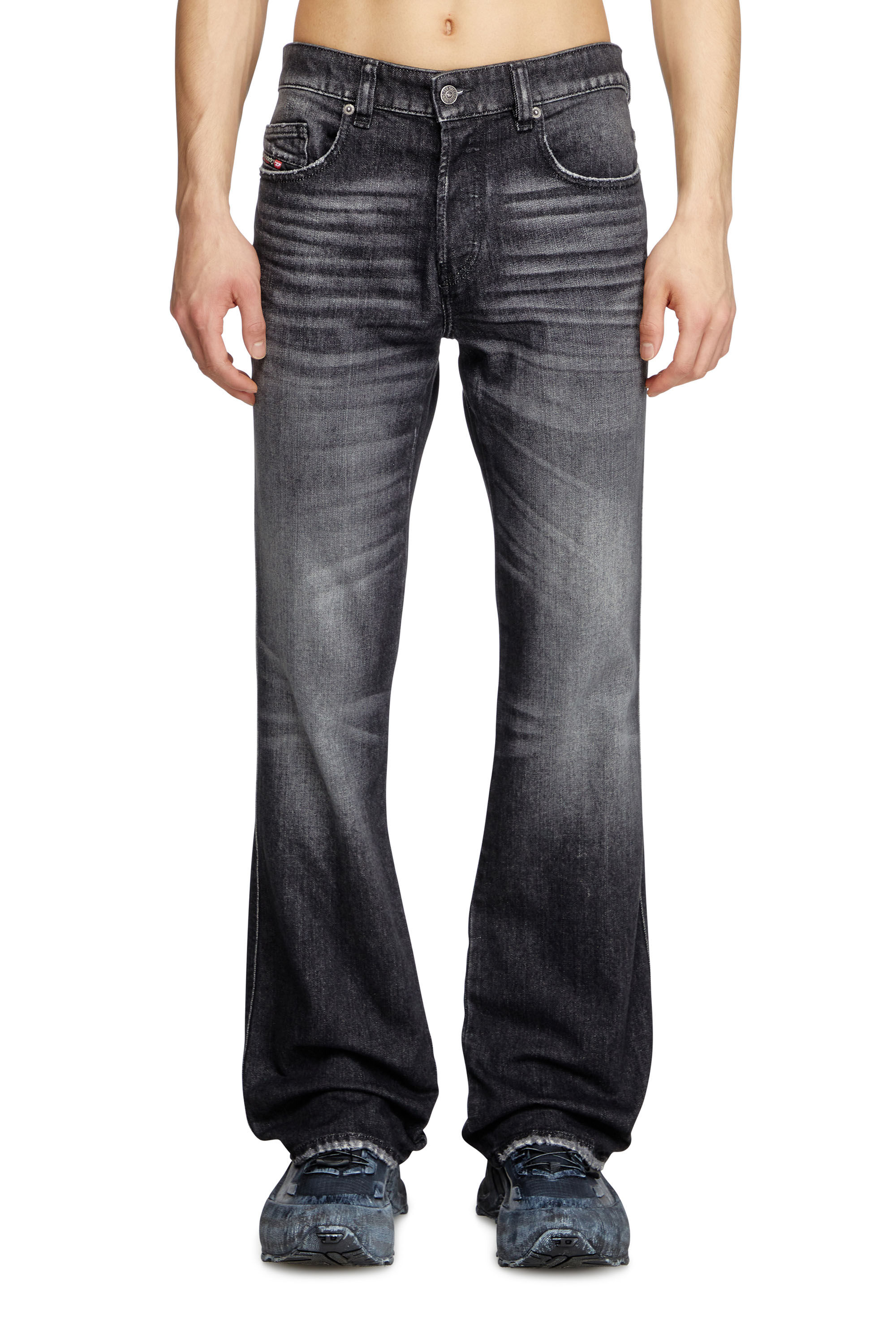 Men's Bootcut Jeans | Black/Dark grey | Diesel 1998 D-Buck