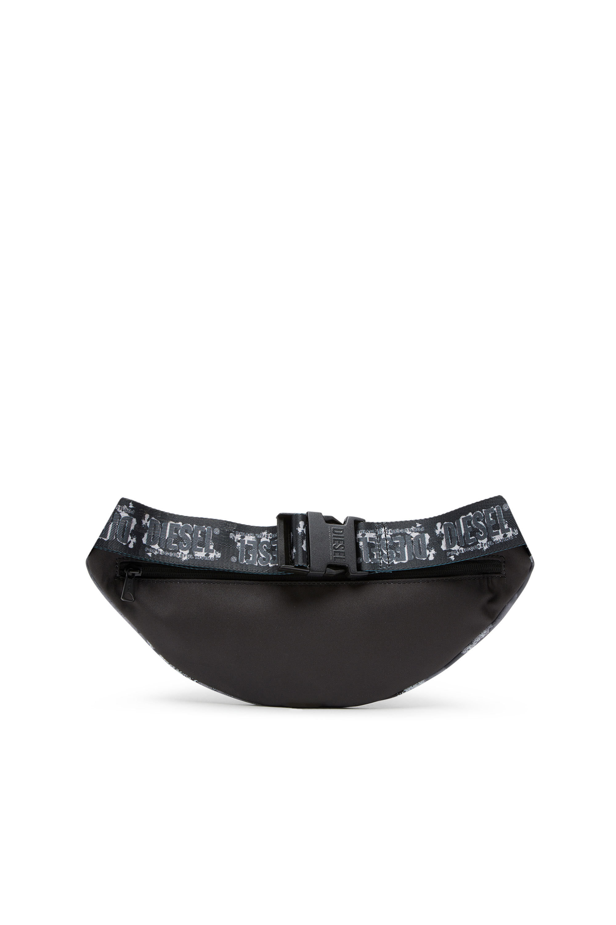 Men s Rave Belt bag with bleeding logo print Multicolor Diesel