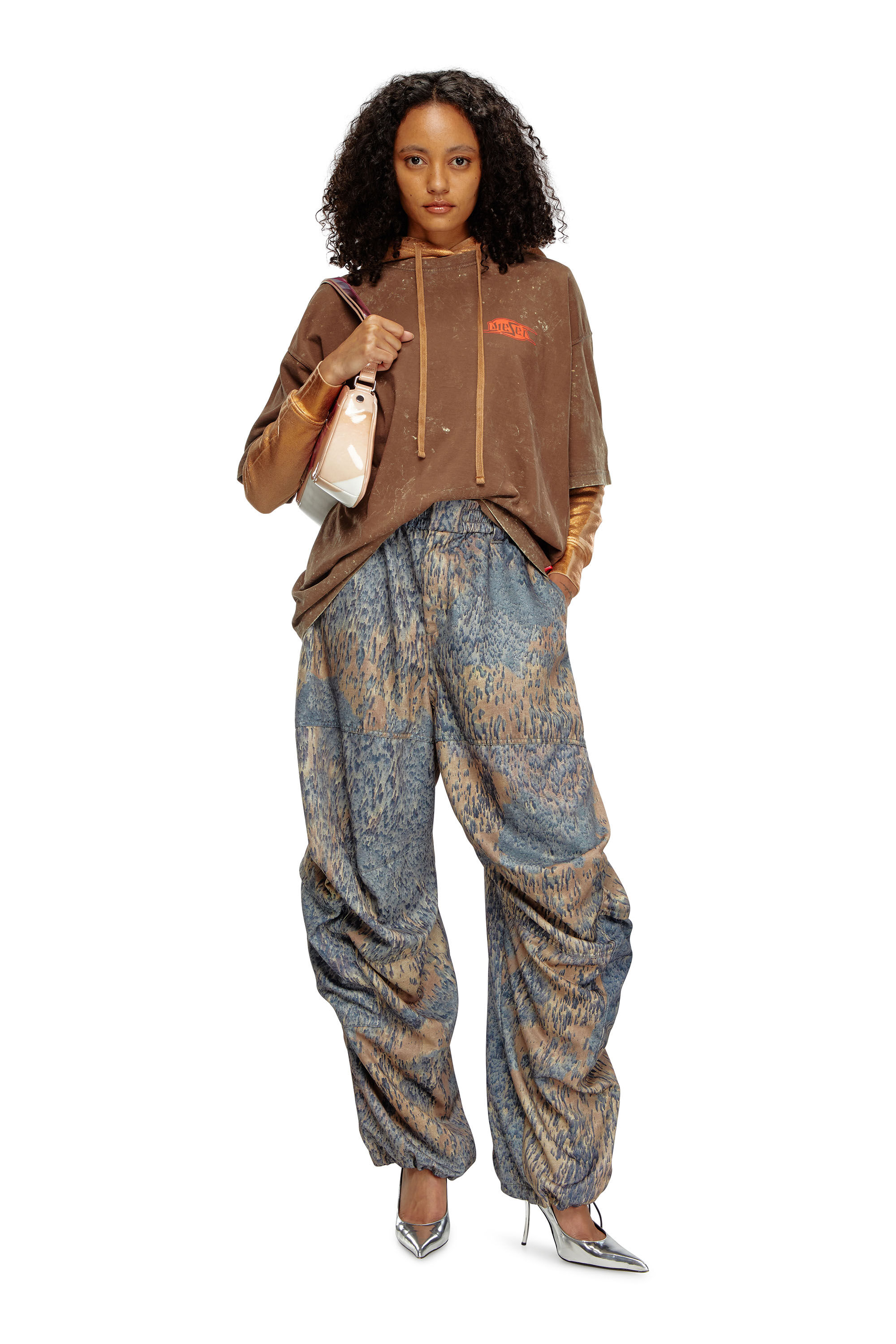 Women's Oversized cargo pants | Multicolor | Diesel