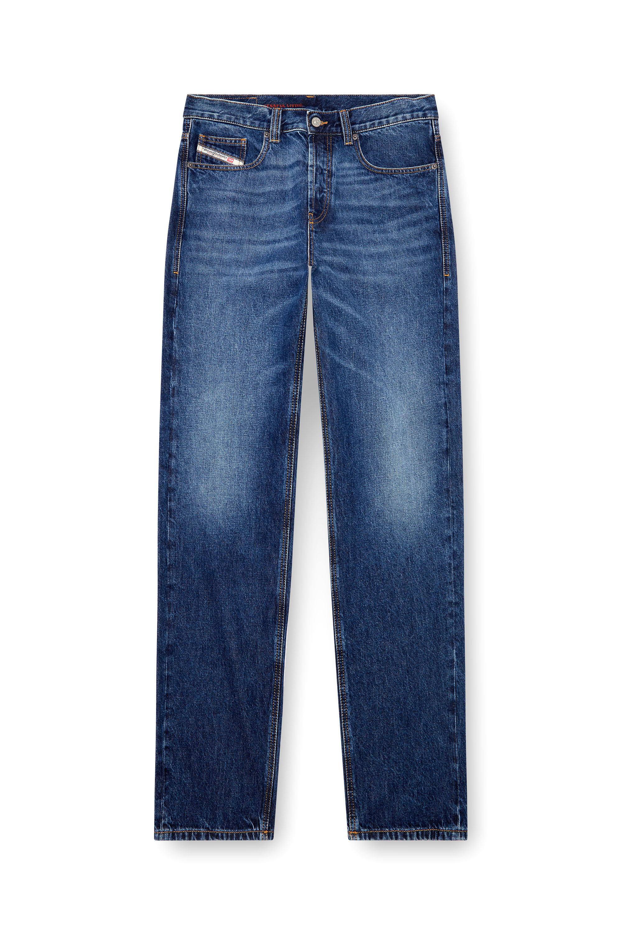 Diesel - Man's Regular Jeans 2010 D-Macs 09I27, Dark Blue - 5