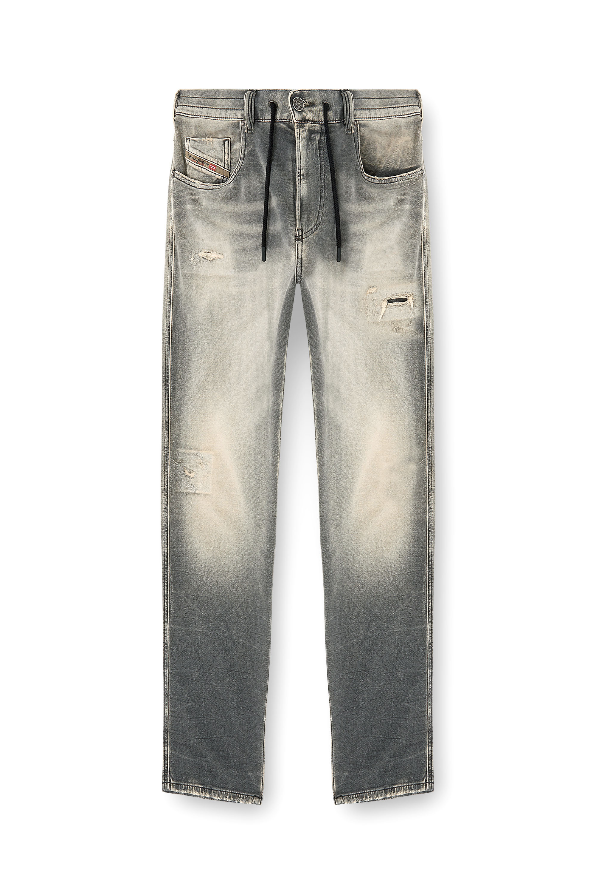 Diesel - Man's Slim 2062 D-Strukt Joggjeans&reg; 068UH, Light Grey - 3