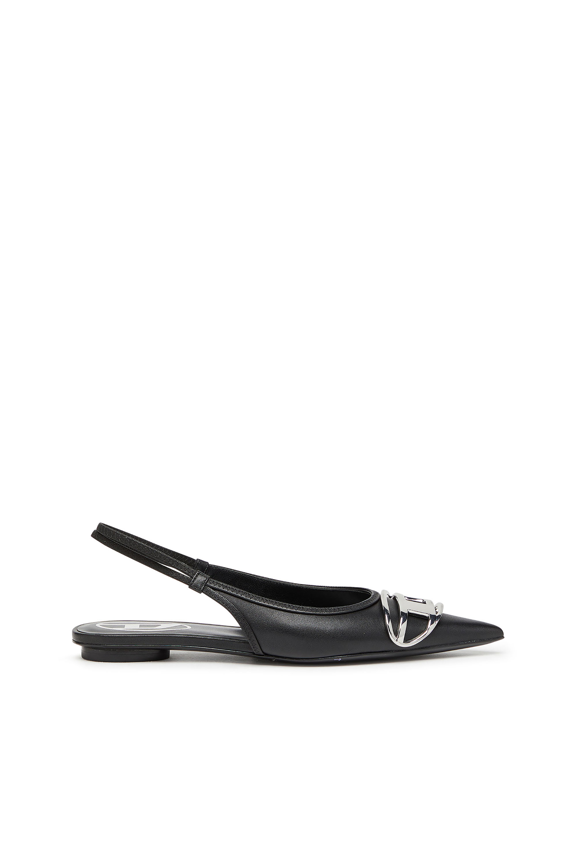 Diesel - D-VENUS SB BAL, Woman's D-Venus-Slingback flats in nappa leather in Black - 1