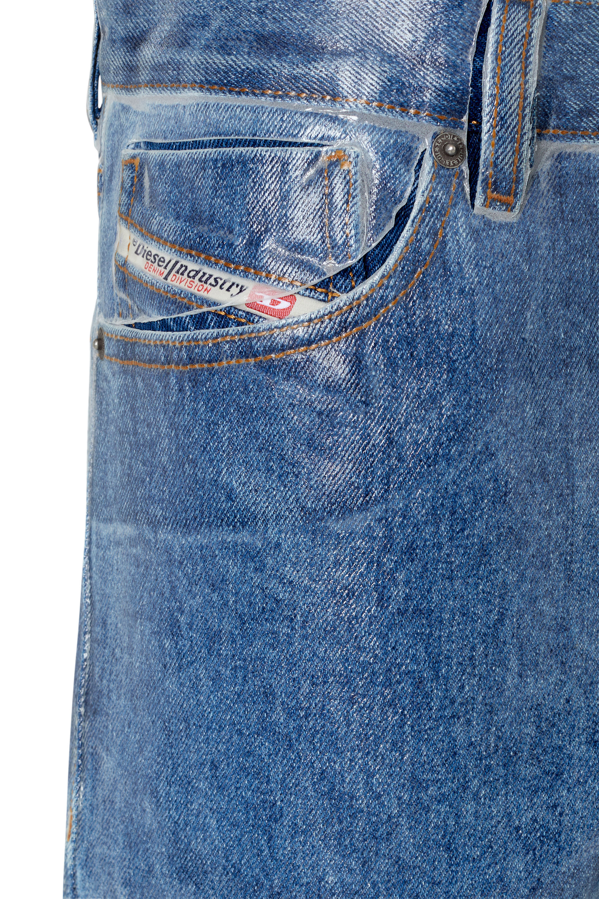 Diesel - 1995 D-Sark 007H7 Straight Jeans, Dark Blue - Image 4