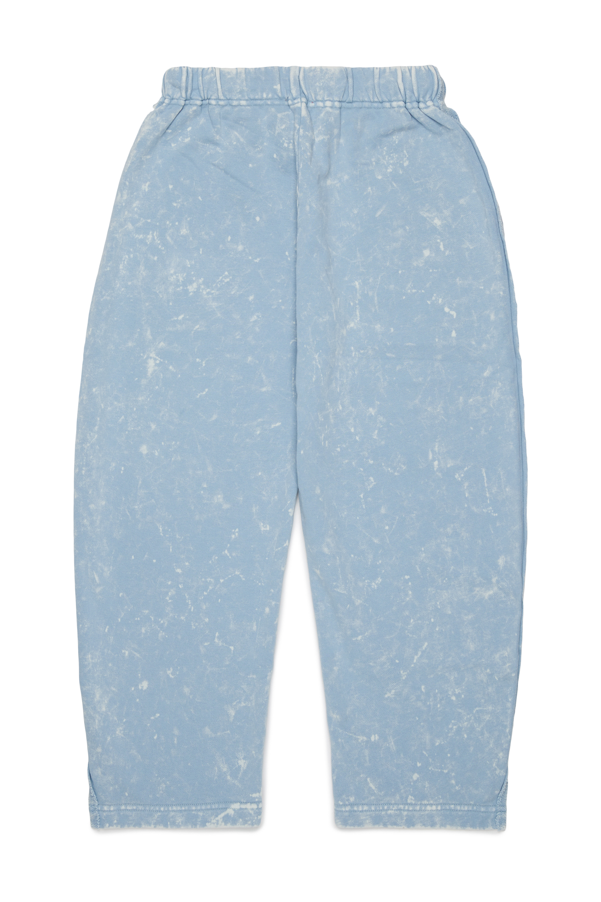 Diesel - PLOXY, Woman's Cotton sweatpants with marbled effect in Light Blue - 2