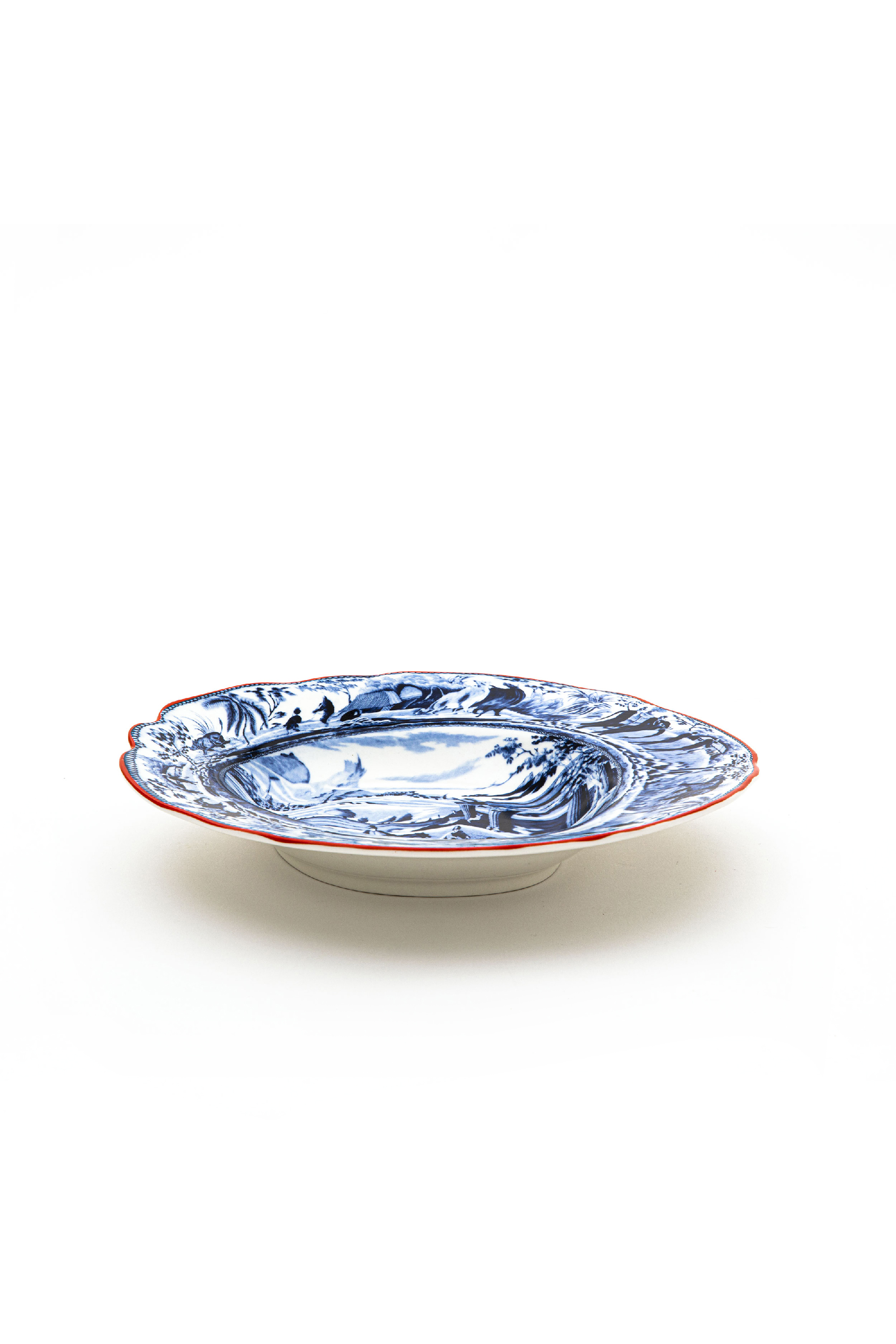 Diesel - 11220 SOUP PLATE IN PORCELAIN "CLASSIC O, Unisex Pocelain soupe plate in Multicolor - Image 3