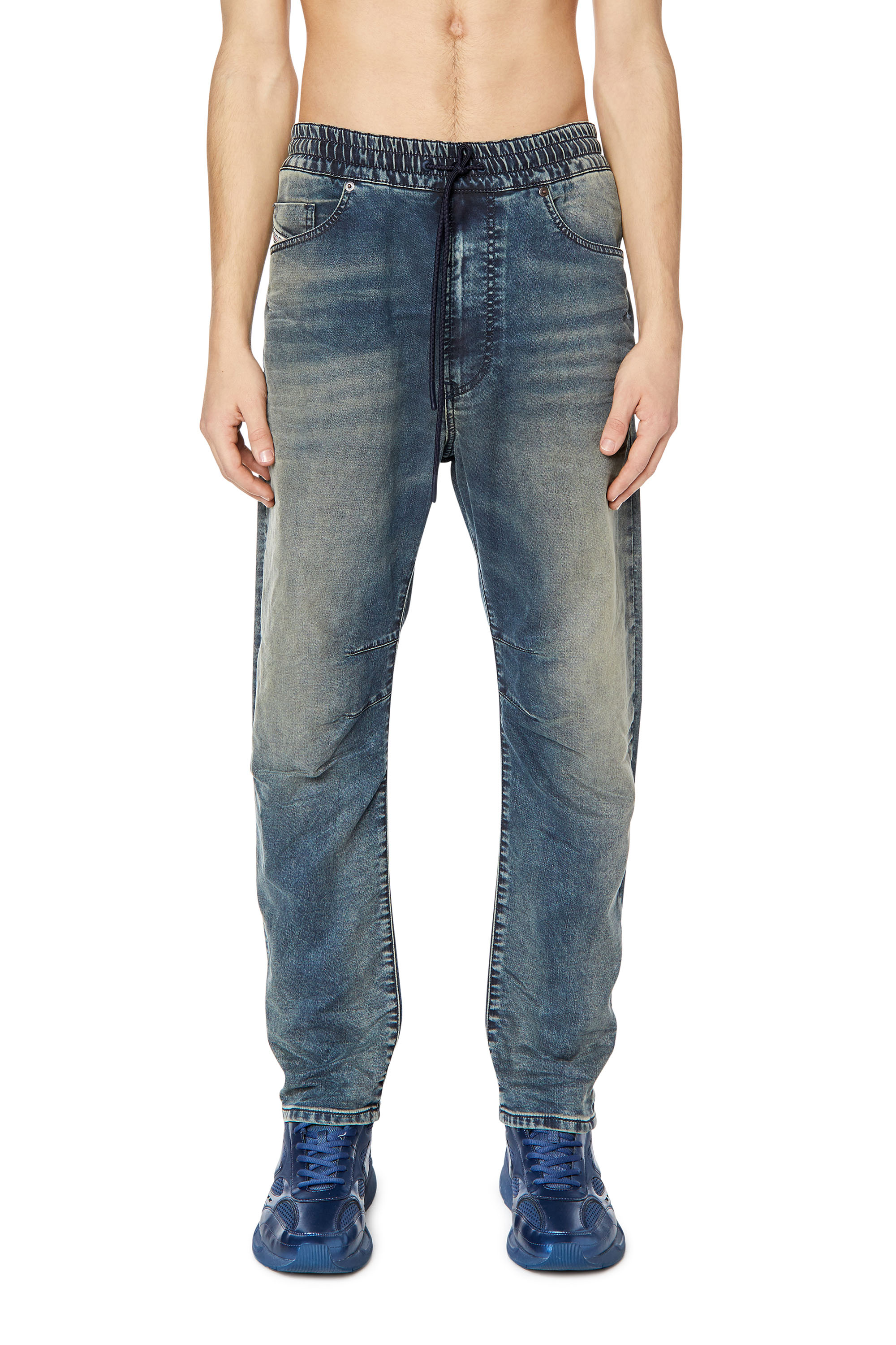 Diesel - D-Amage JoggJeans® 068DS Tapered, Dark Blue - Image 1