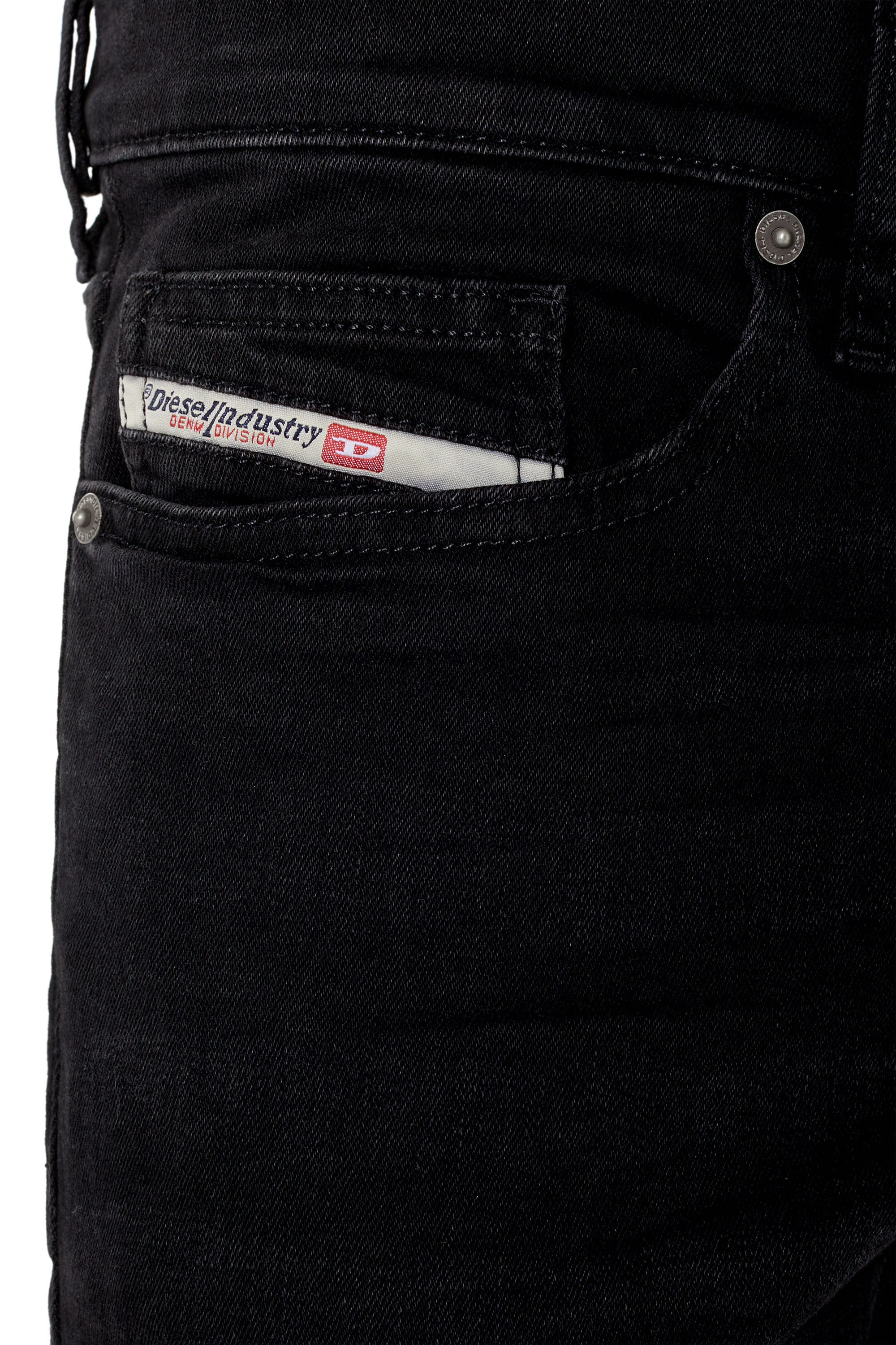 Diesel - Slim Jeans D-Luster 0IHAU, Black/Dark grey - Image 4