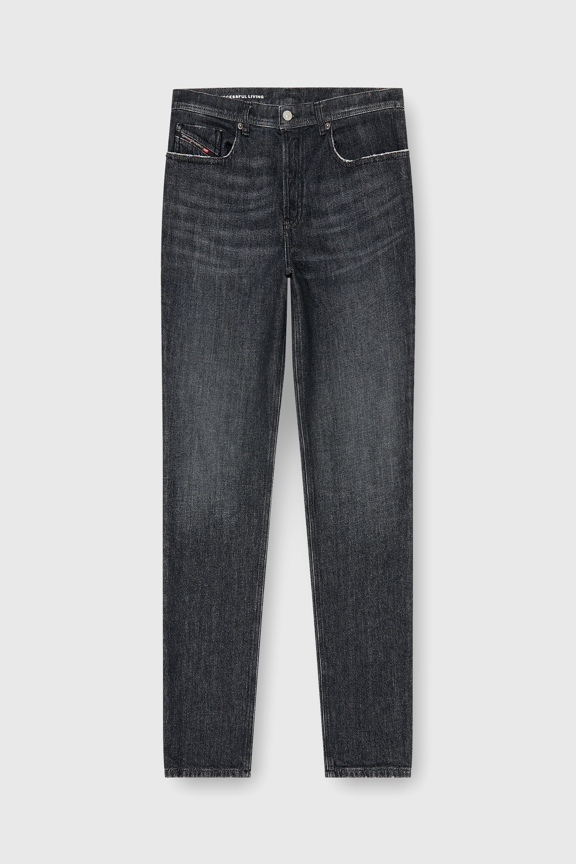 Diesel - Man's Regular Jeans 2023 D-Finitive 09P79, Black/Dark grey - 2