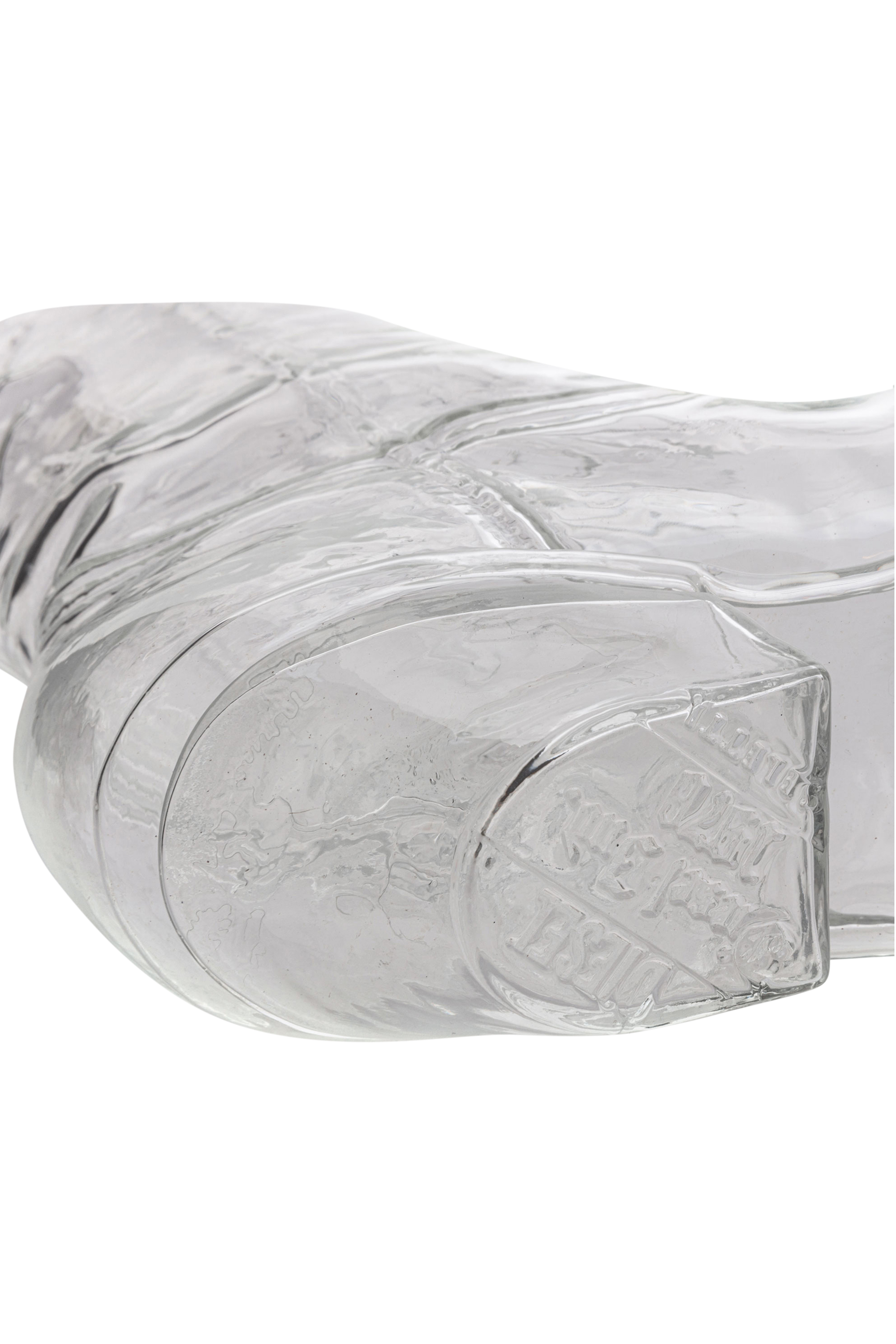 Diesel - 10064 GLASS VASE CRYSTALBOOTIE CM.24X8 H, Unisex's Glass vase in White - 5