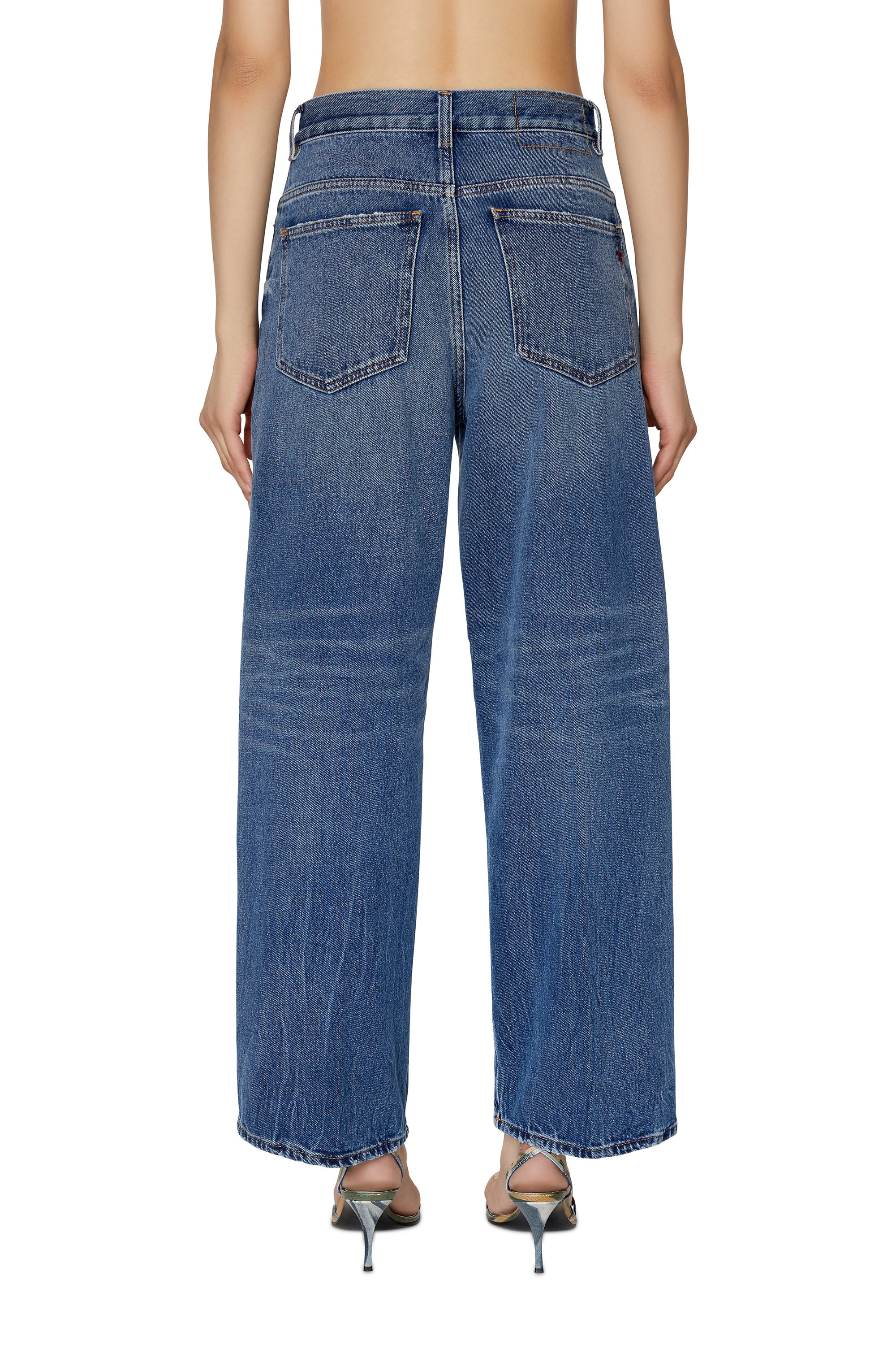 Diesel - 2000 WIDEE 09E03 Bootcut and Flare Jeans, Medium blue - Image 2