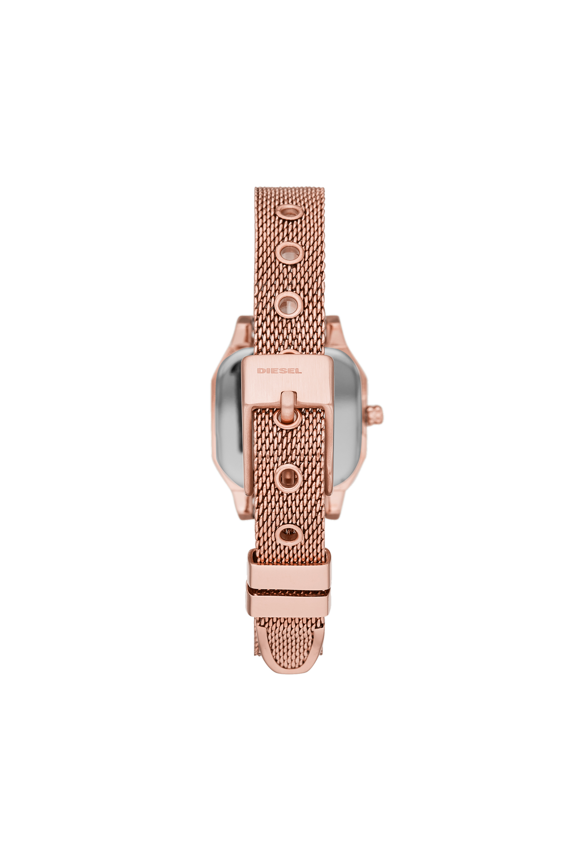 Diesel - DZ5593, Woman's Callie three-hand rose gold-tone stainless steel watch in Pink - 2