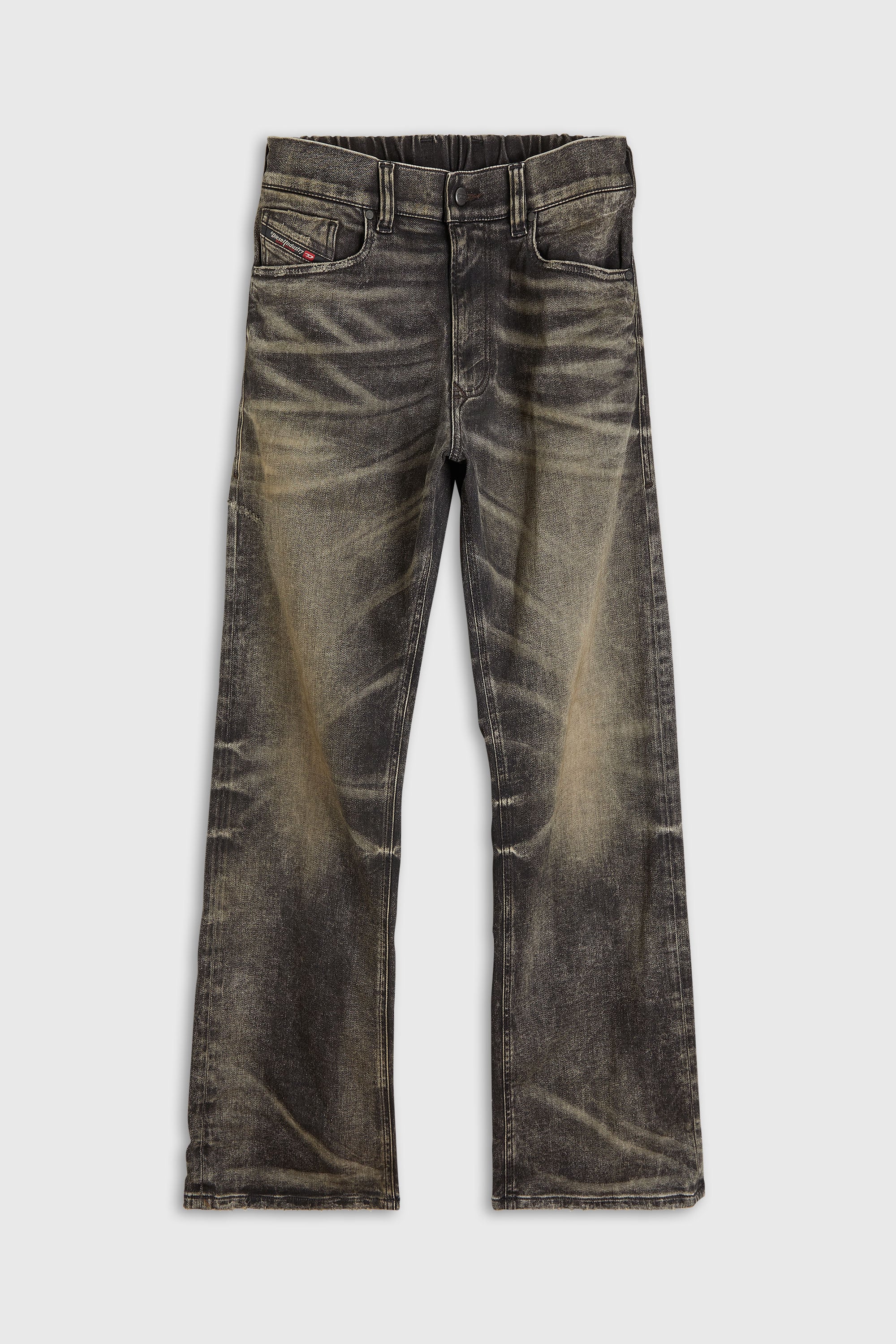Diesel - Man's Relaxed 2080 D-Reel Joggjeans&reg; 09R21, Black/Dark grey - 2