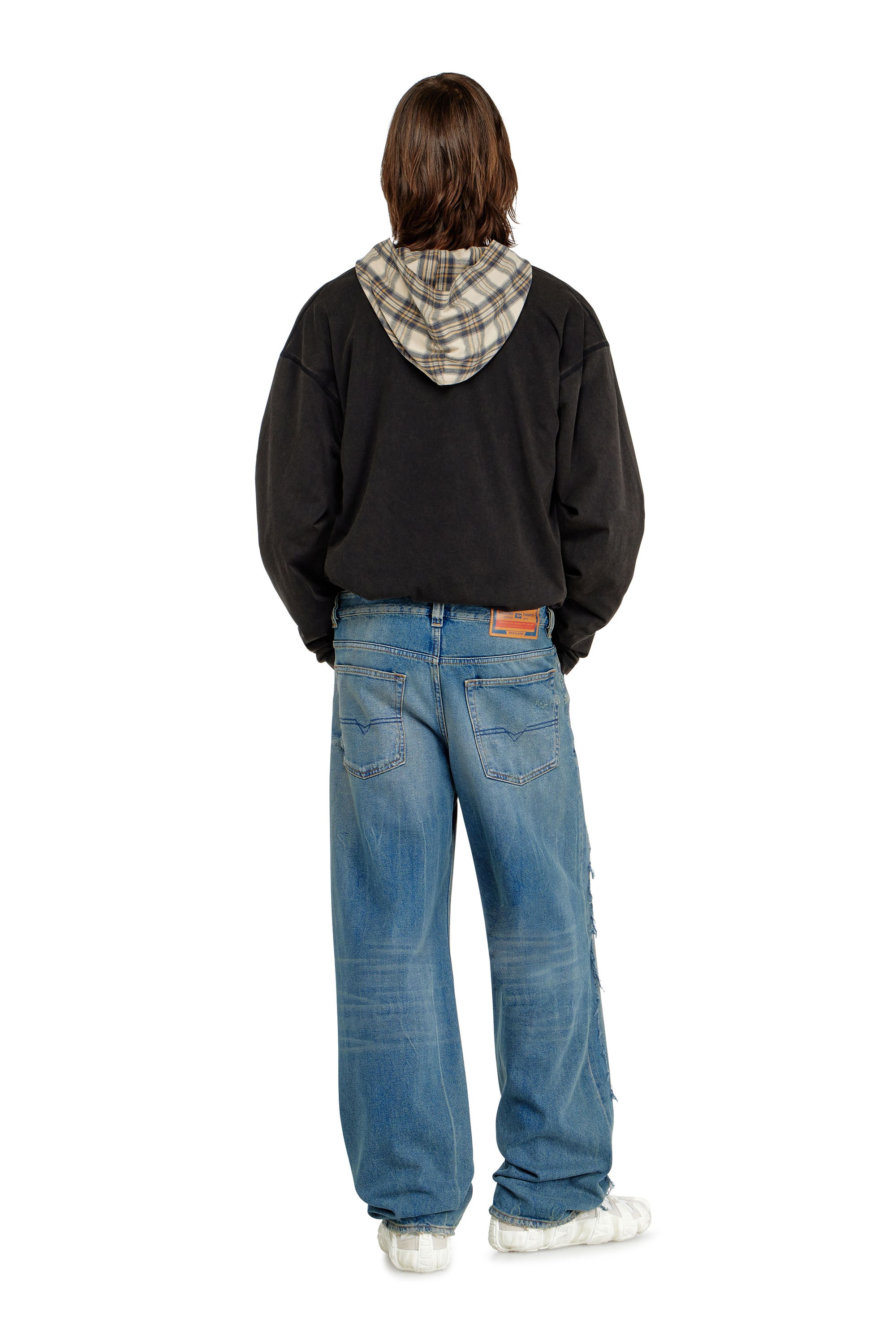 Diesel - Man's Relaxed Jeans 2001 D-Macro 09N27, Medium blue - 3