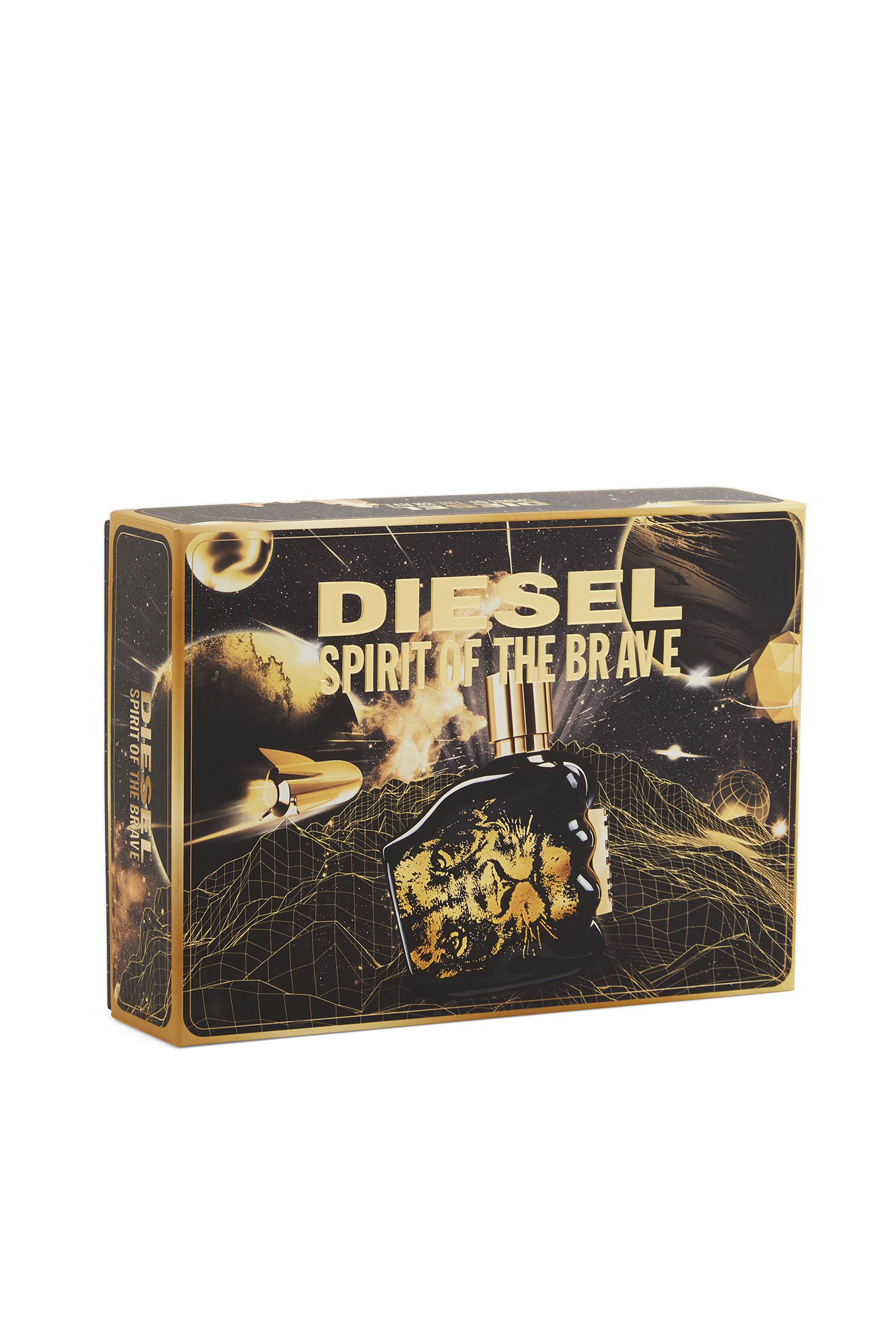 Diesel - SPIRIT OF THE BRAVE 50ML GIFT SET, Man's SPIRIT OF THE BRAVE Gift set in Black/Gold - 3