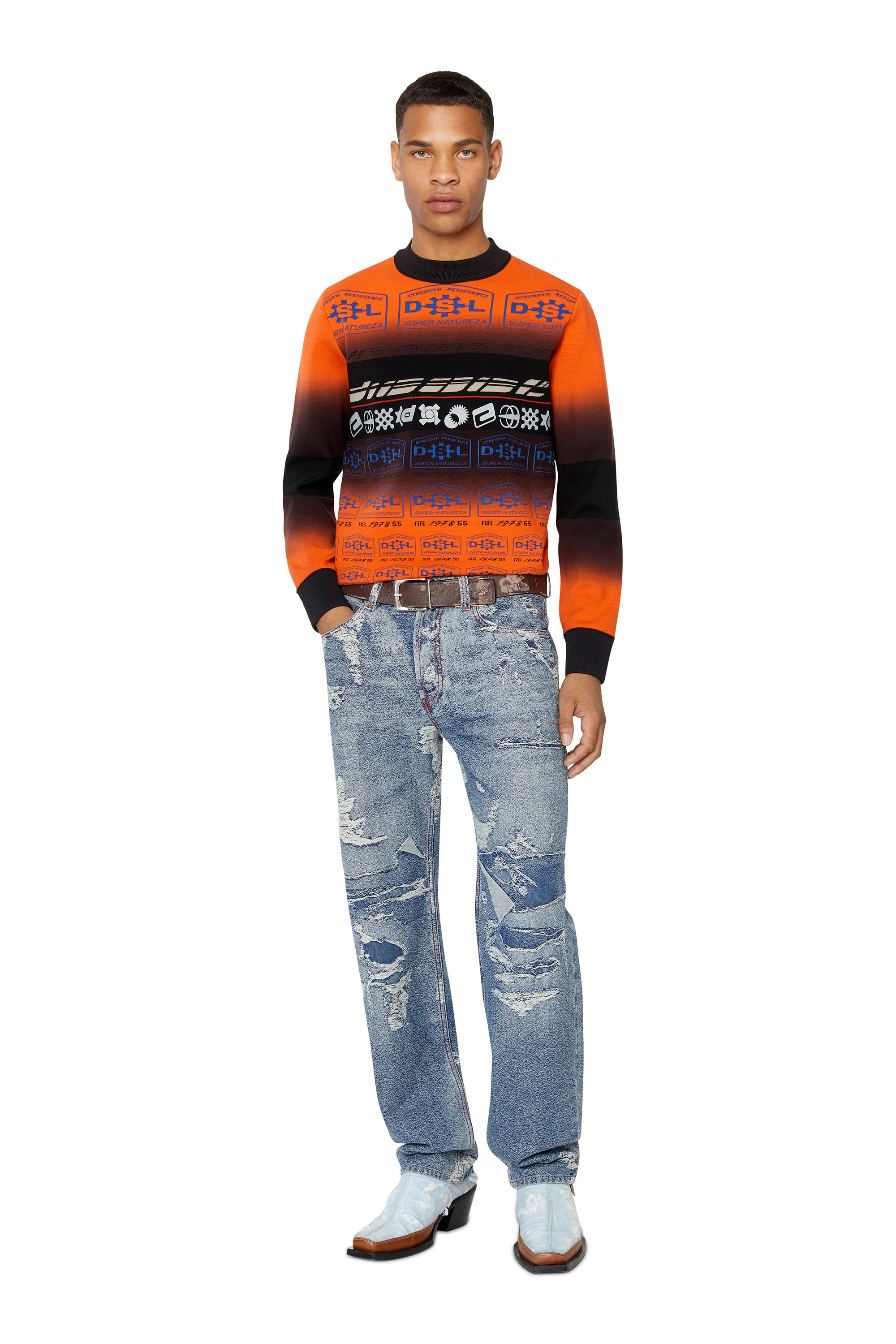 Diesel - 2010 D-Macs 09F10 Straight Jeans, Dark Blue - Image 5