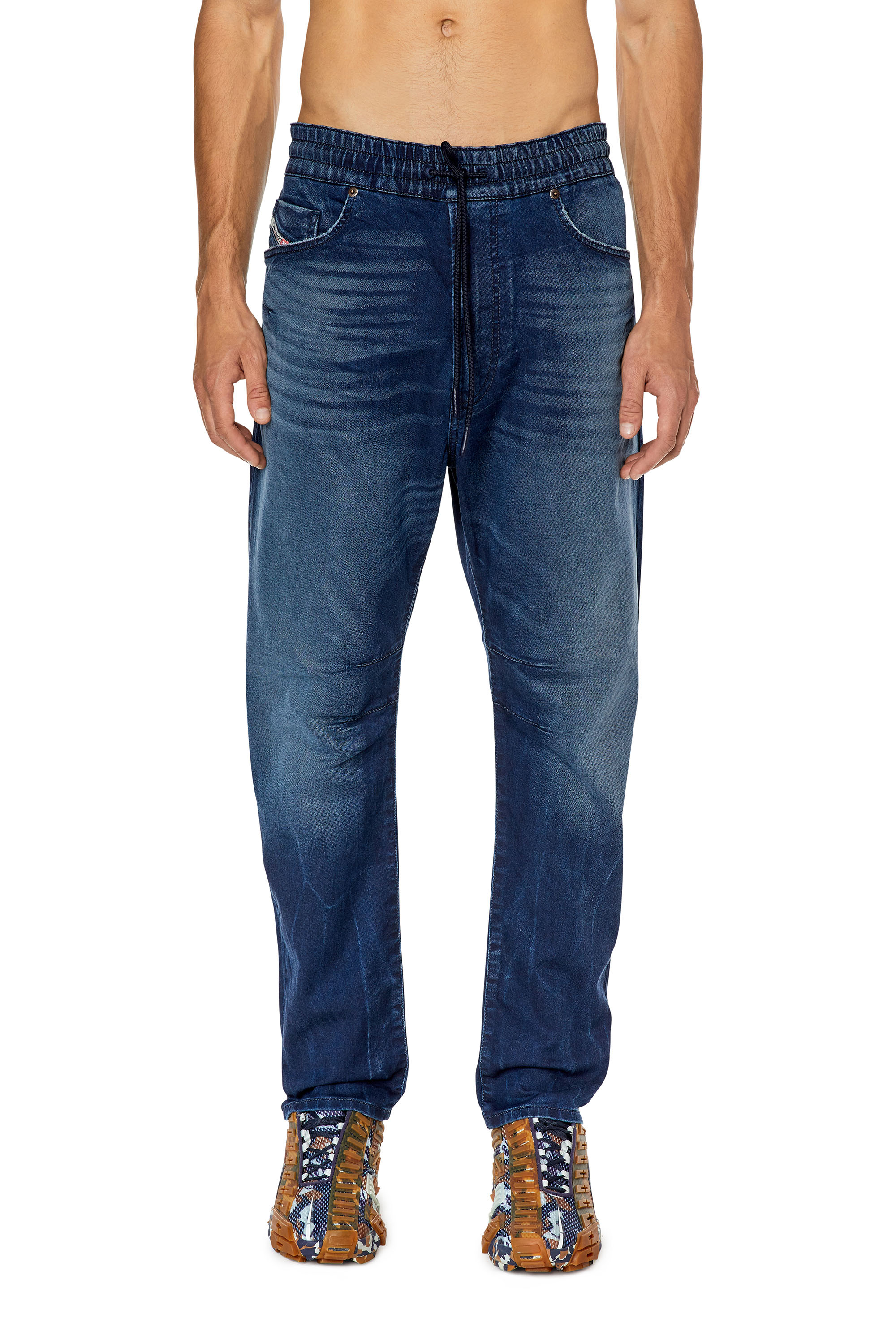 Diesel - D-Amage JoggJeans® 068DV Tapered, Dark Blue - Image 1