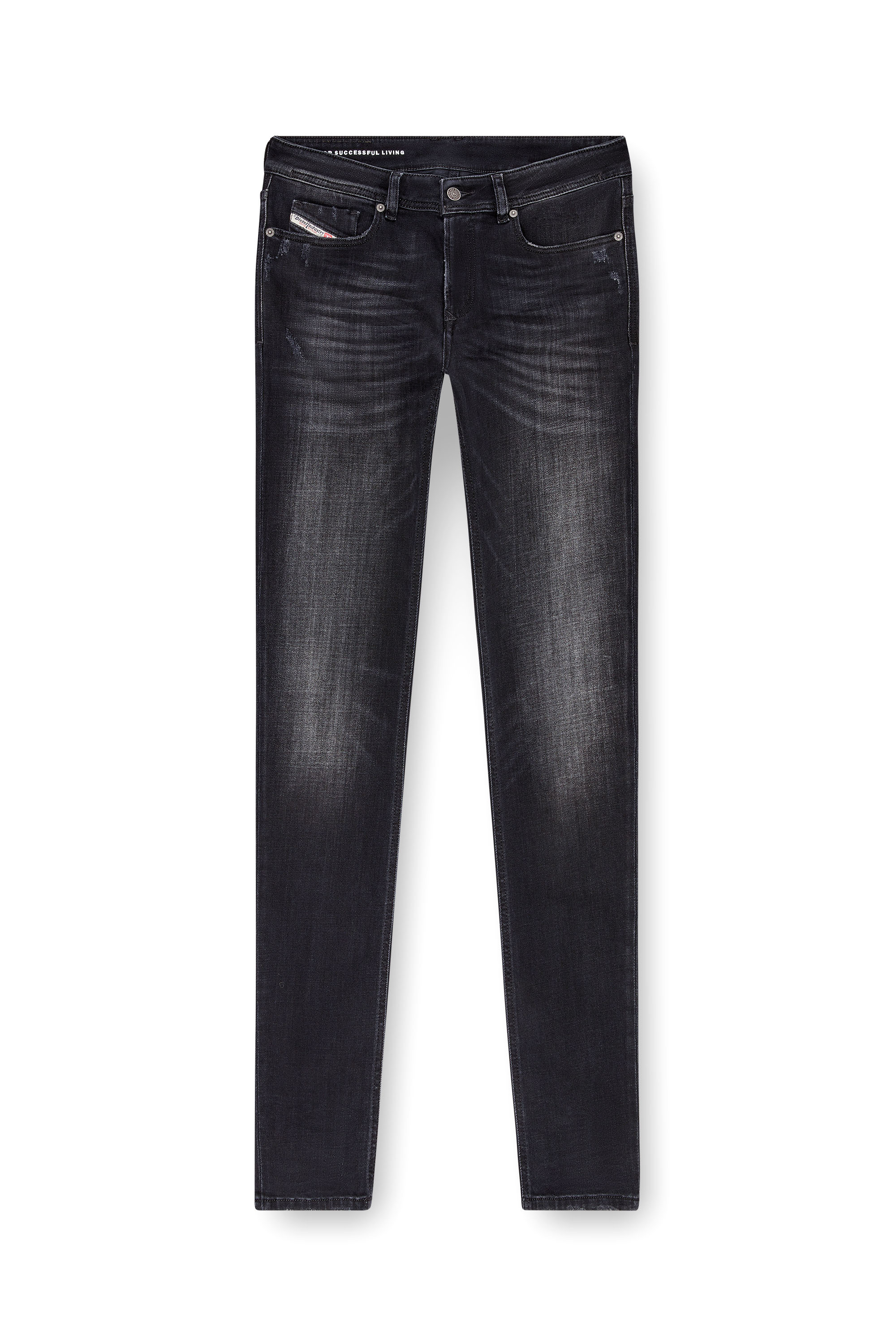 Diesel - Man Skinny Jeans 1979 Sleenker 09K11, Black/Dark grey - Image 3