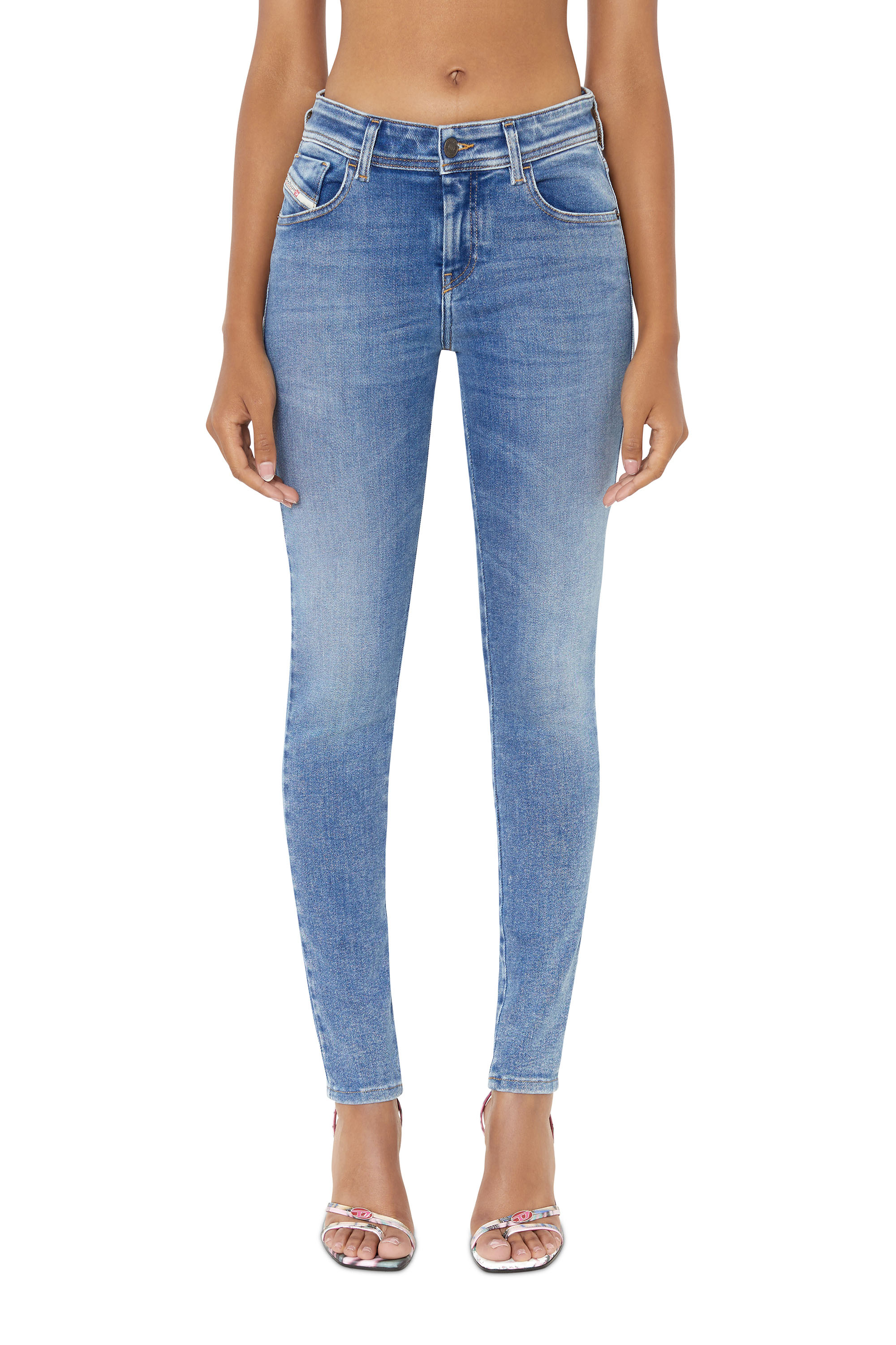 Super skinny Jeans 2017 Slandy 09D62, Medium blue - Jeans