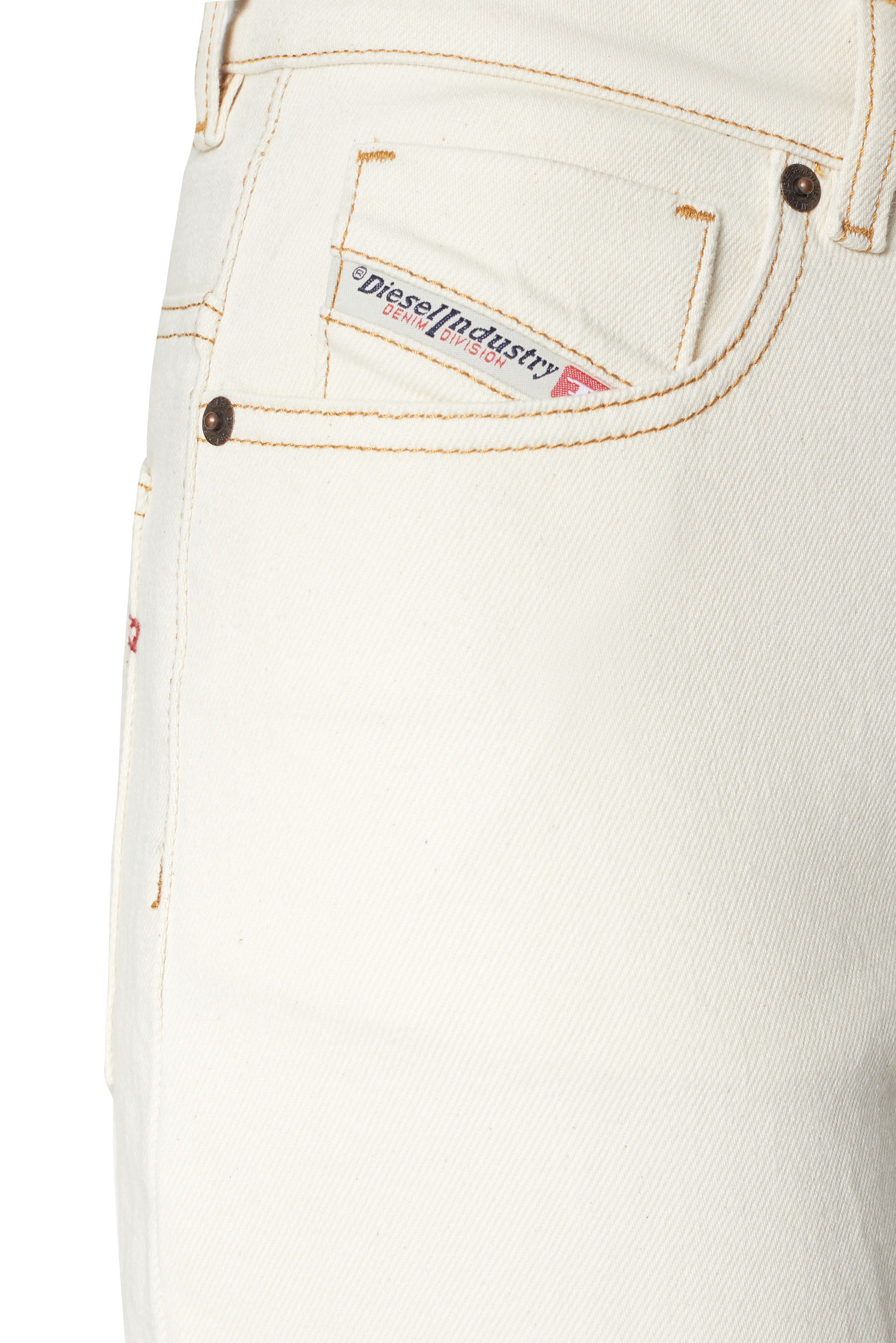 Diesel - 2000 Widee 09B94 Bootcut and Flare Jeans, White - Image 4
