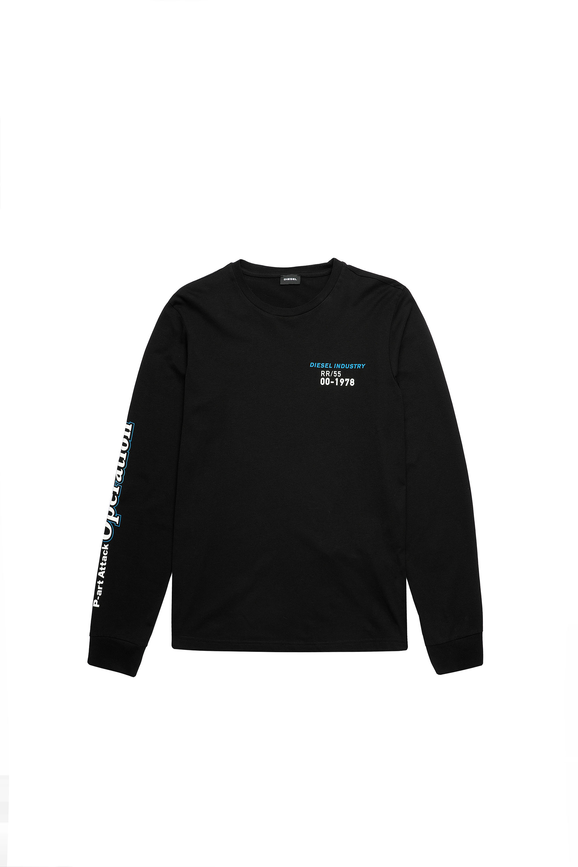 T-DIEGOS-LS-K25, Black - T-Shirts
