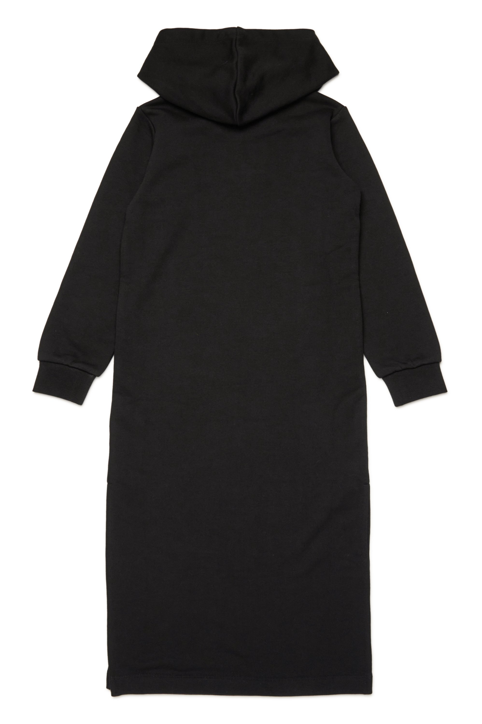 Diesel - DYTIN, Woman Hoodie dress with Oval D embroidery in Black - Image 2