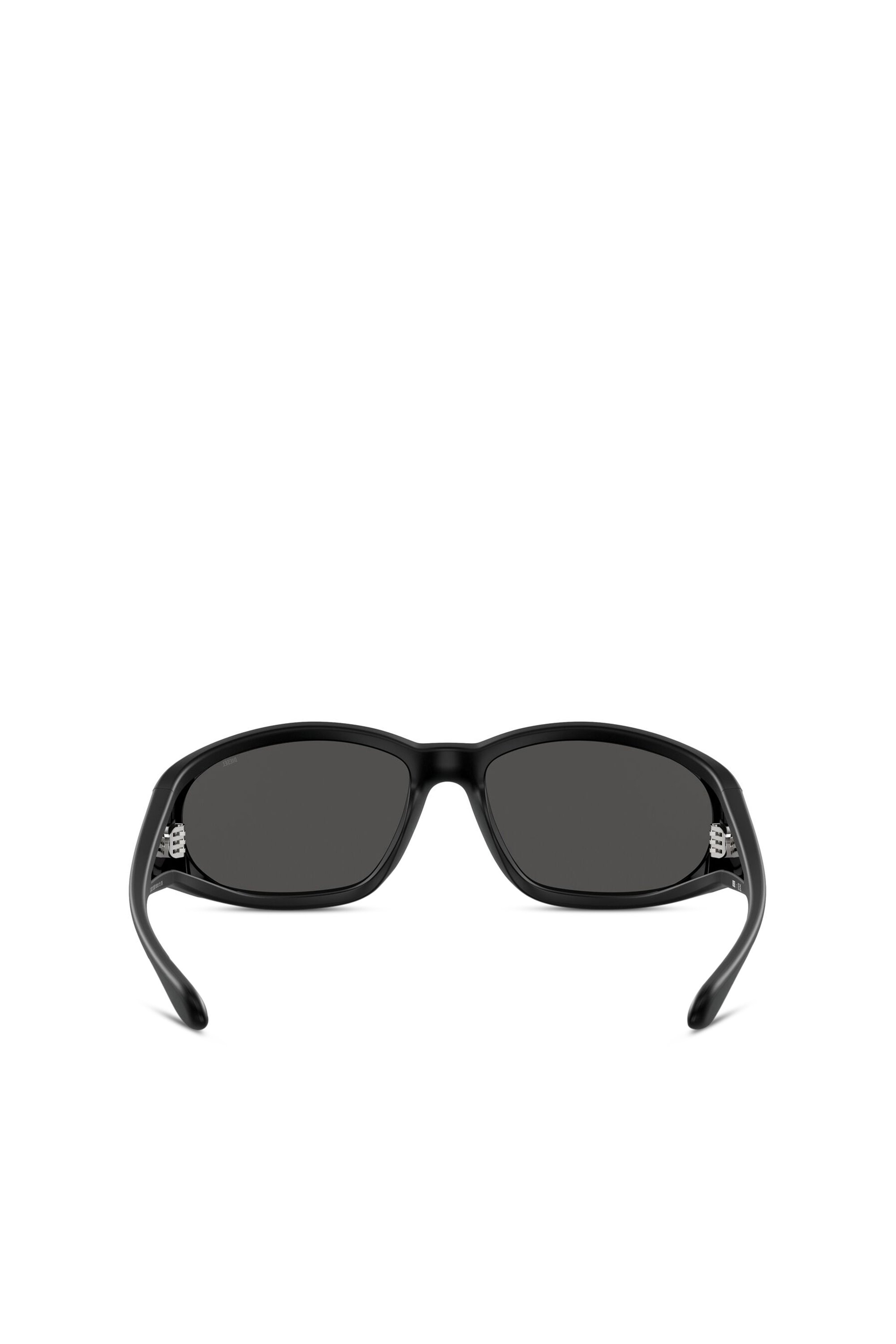 Diesel - 0DL3002, Unisex's Rectangular sunglasses in acetate in Black - 3